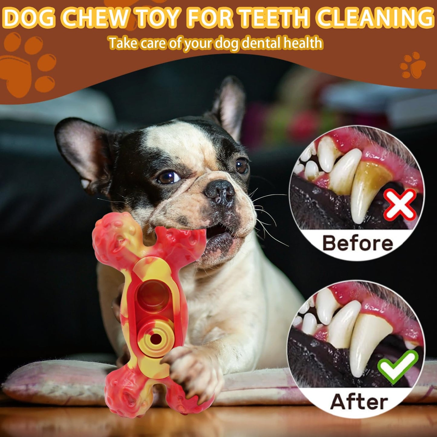 Outward Hound Double-Tuff Stuffable Dog Toy, Medium 4-Inch Green - Treat Dispensing Chew Ball for Small to Medium Dogs, Interactive Puzzle for Enrichment & Slow Feeding