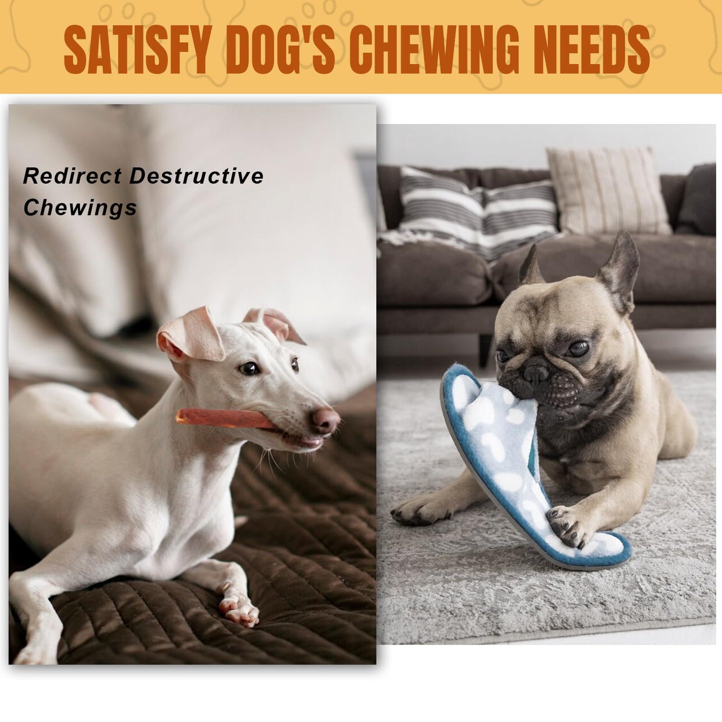 Amzey 10" Rawhide Retriever Rolls Dog Chews Treats, Duck Wrapped Rawhide Bones Long-Lasting for Large Dogs 50lbs Up, All Natural Duck Basted Dog Rawhide Chews, 5 Count