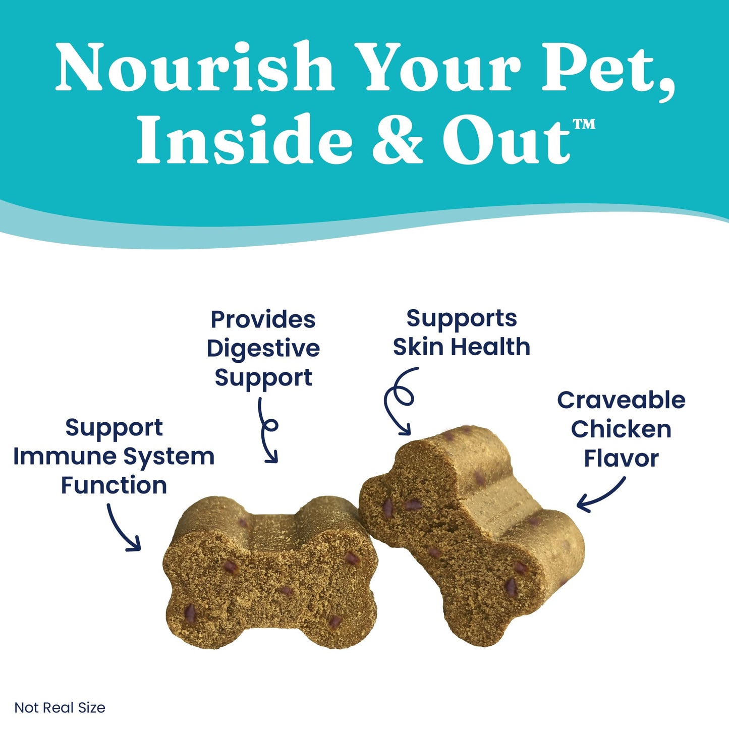 Solid Gold Senior Dog Multivitamin - Dog Vitamins Chewable Supplements - All-in-One Heart, Joint, Immune, Brain, Liver, Eye, Skin & Coat Support w/Vitamin C, B12, Probiotics & Antioxidants - 120ct