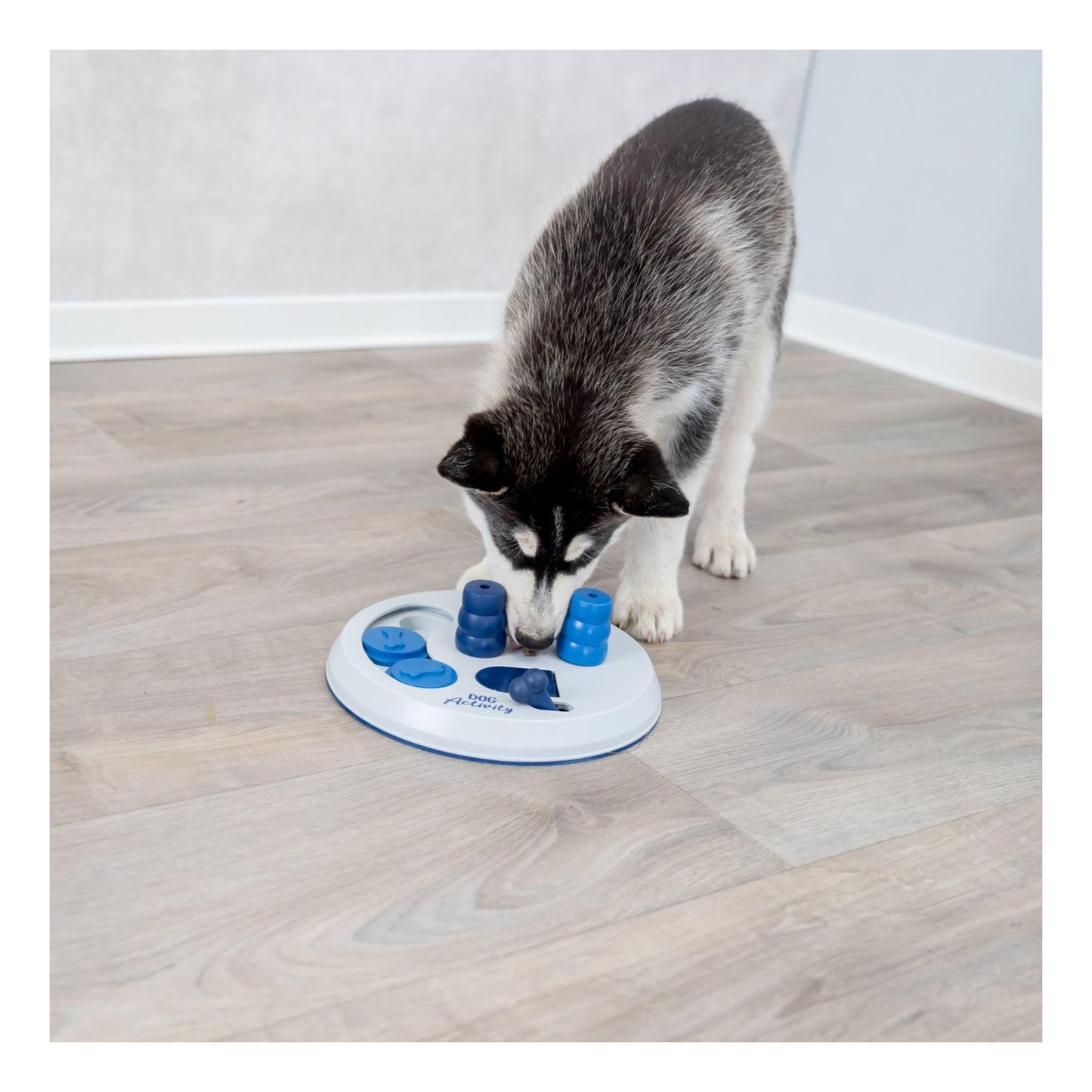 TRIXIE Flip Board Dog Enrichment Toy, Intermediate Level 2 Dog Puzzle, Interactive Treat Game for Small to Medium Breeds