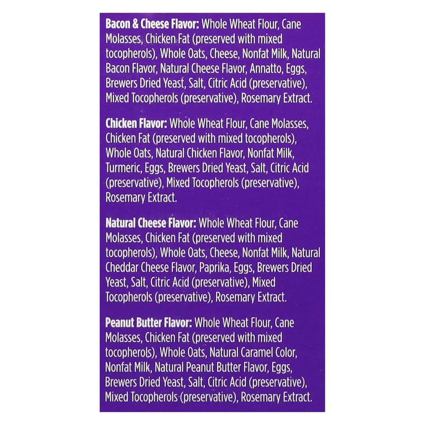 Blue Dog Bakery Natural Dog Treats, More Crunch Large, Assorted Flavors, 18oz Box, 1 Box