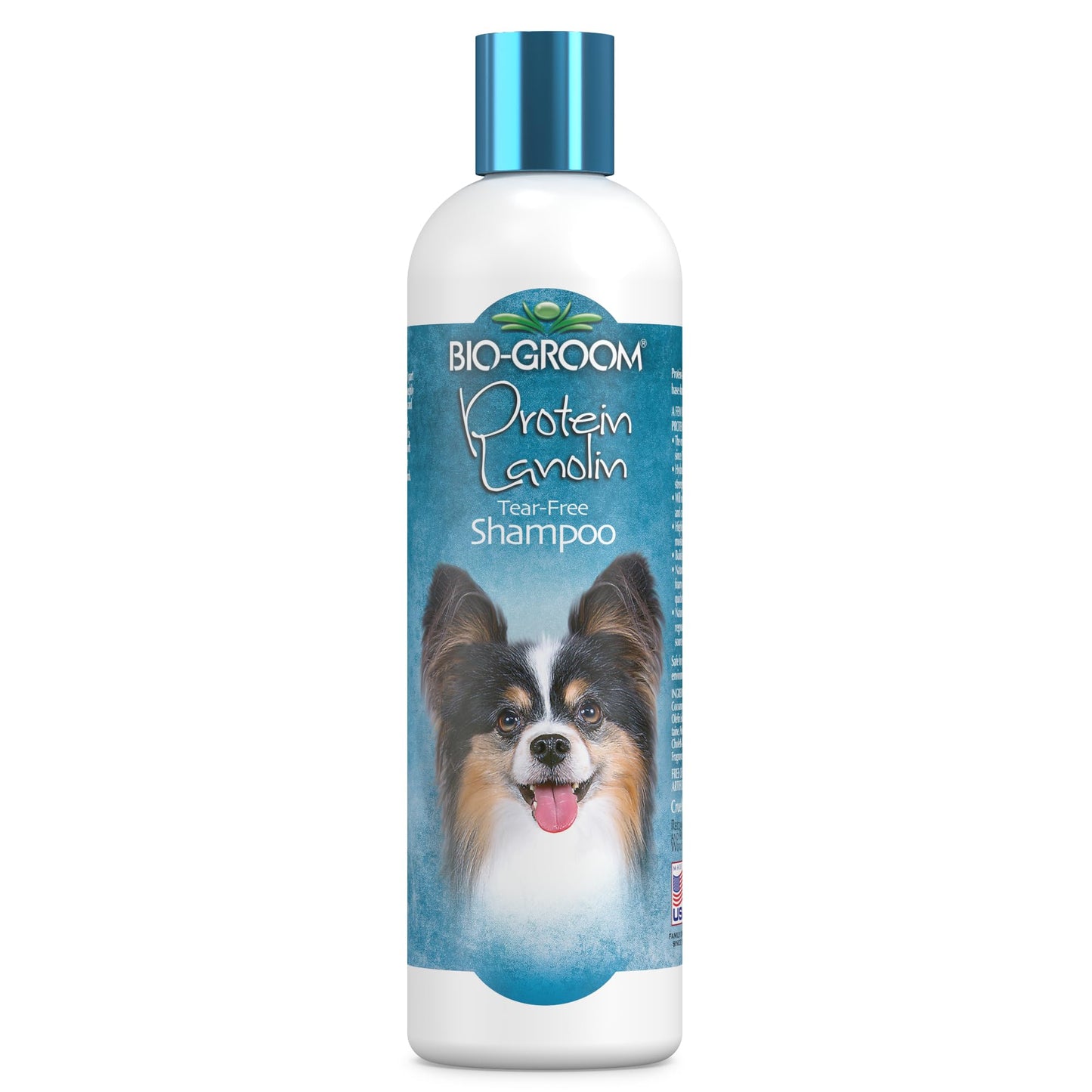 Bio-Groom Protein Lanolin Dog Shampoo – Tear-Free Pet Shampoo, Dog Bathing Supplies, Puppy Wash, Cat & Dog Grooming Supplies, Cruelty-Free, Made in USA, Tearless Dog Products – 12 fl oz 1-Pack