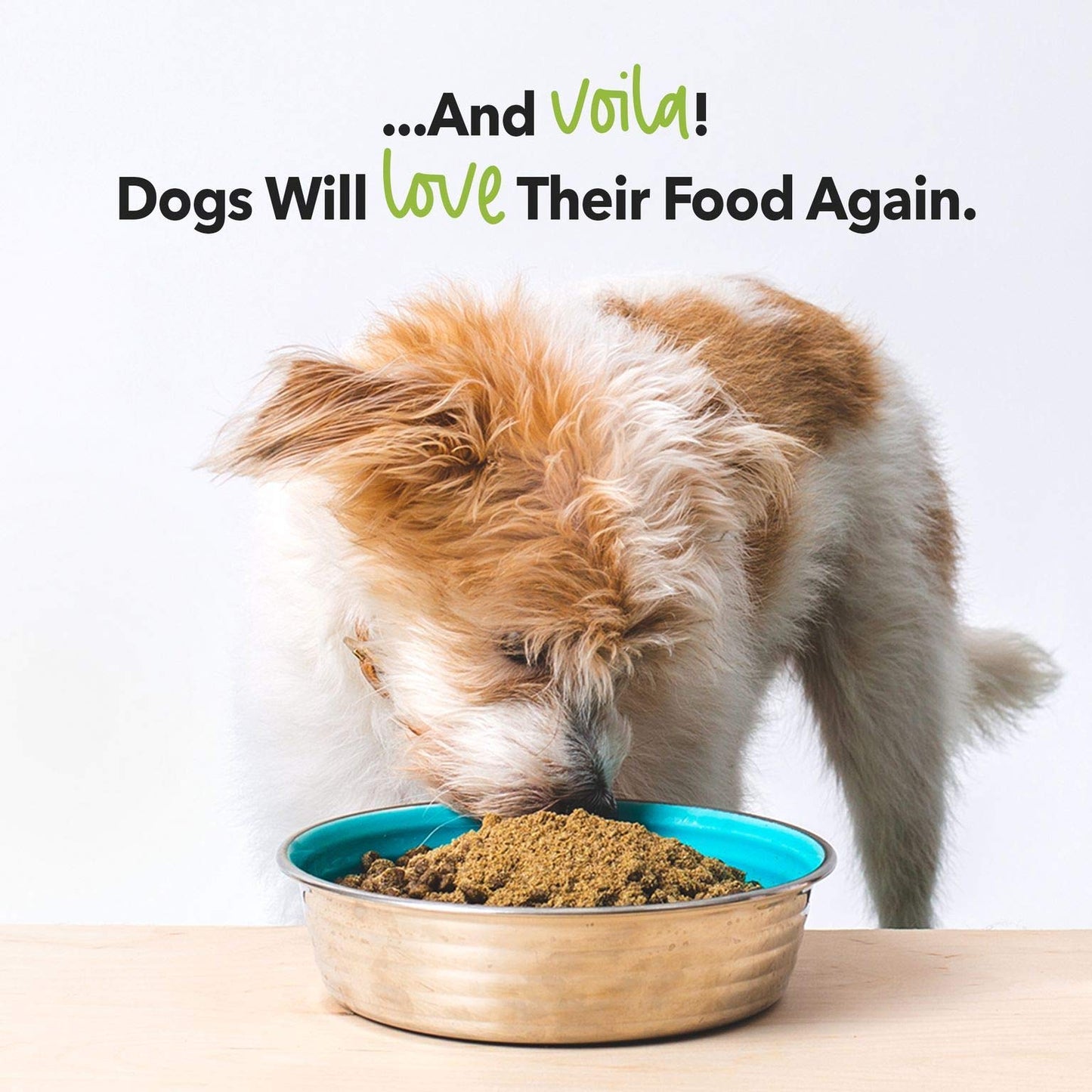 iHeartDogs Dog Food Topper - Freeze-Dried Raw Dog Food Seasoning with Collagen Peptides - Grain Free Superfood Meal Mixer (Chicken, 3 Ounce)