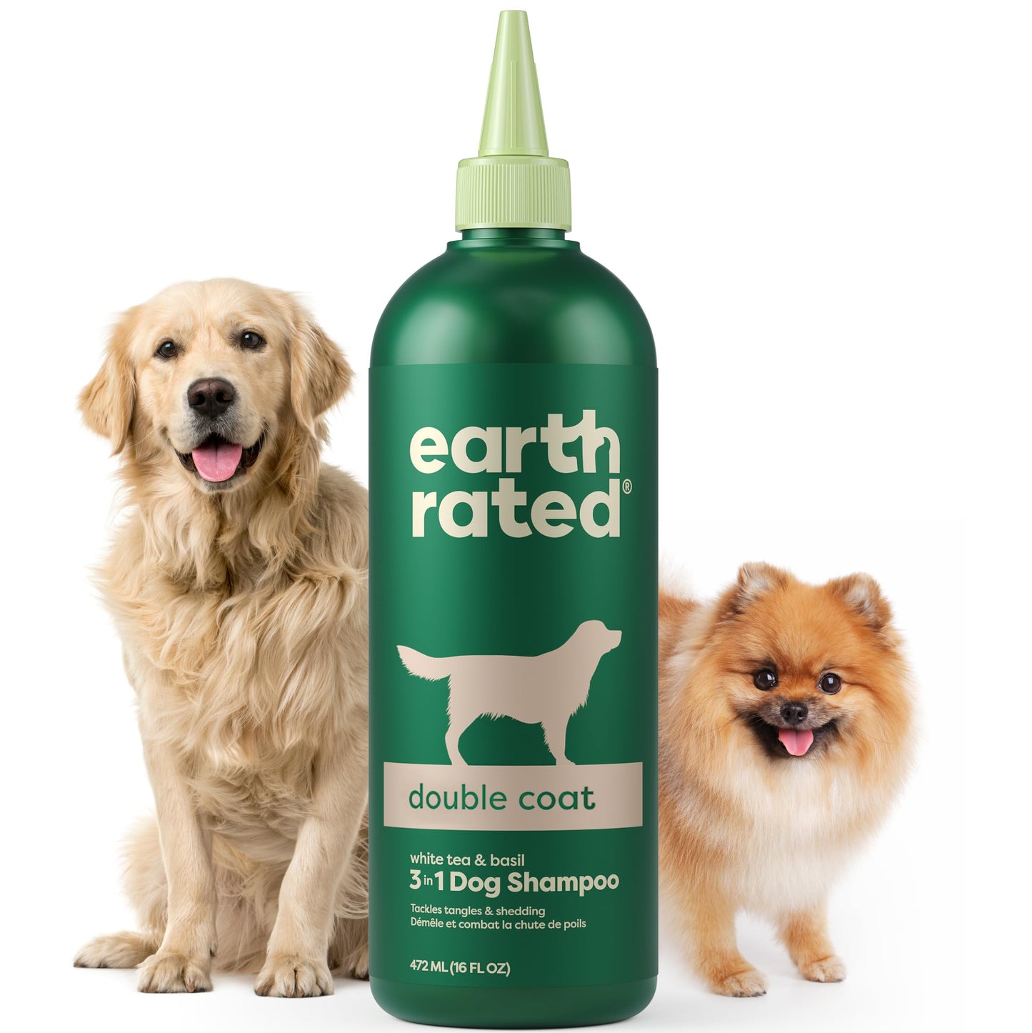 Earth Rated Double Coat Essentials - Dog Shampoo, Grooming Wipes, Refresh Mist, Ear Wipes & No-Rinse Shampoo