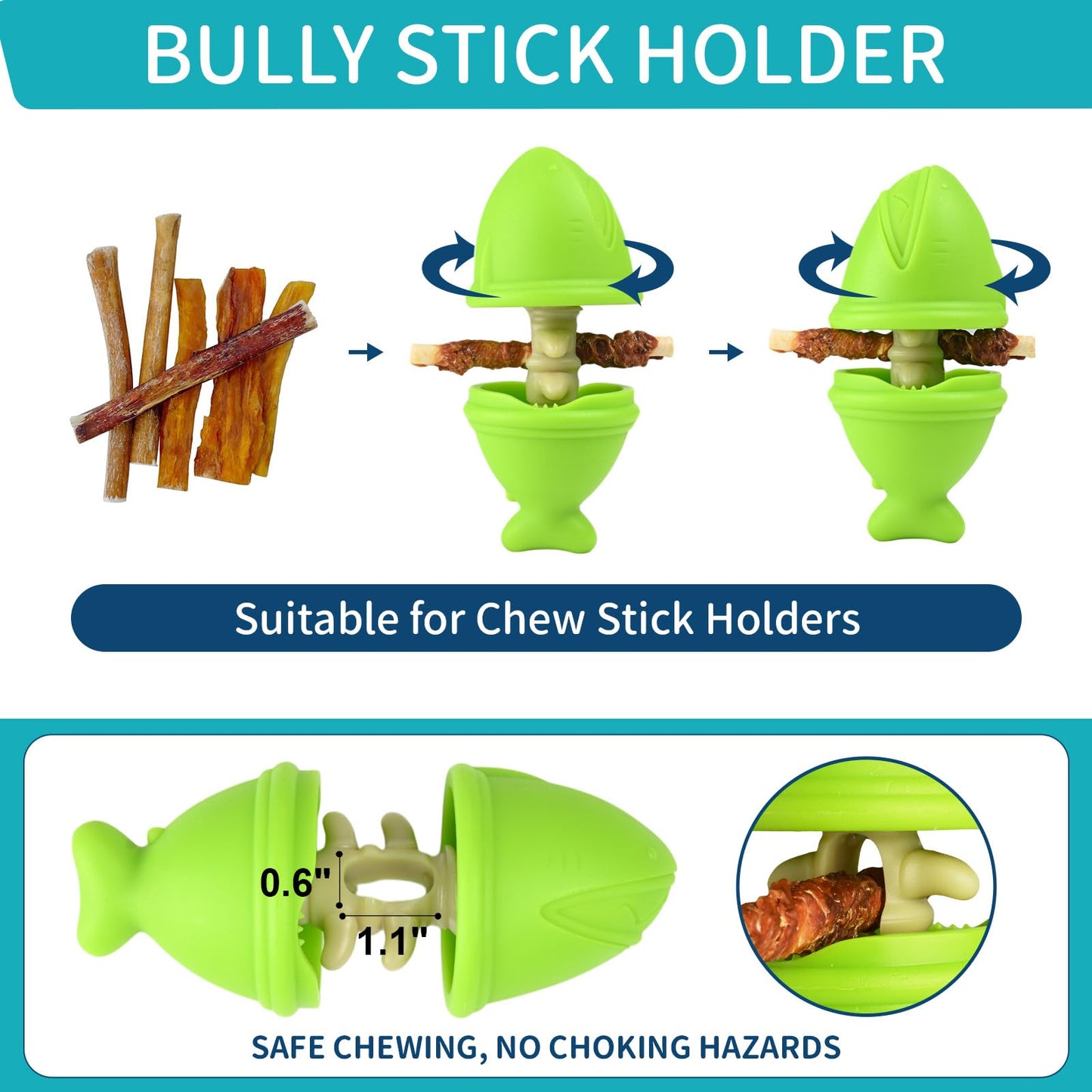 Woyamay Dog Calming Diffuser & Treat Dispensing Toy – Soothe Anxiety, Reduce Destructive Habits, and Encourage Healthy Play with Comforting Pheromones and Interactive Enrichment Tools