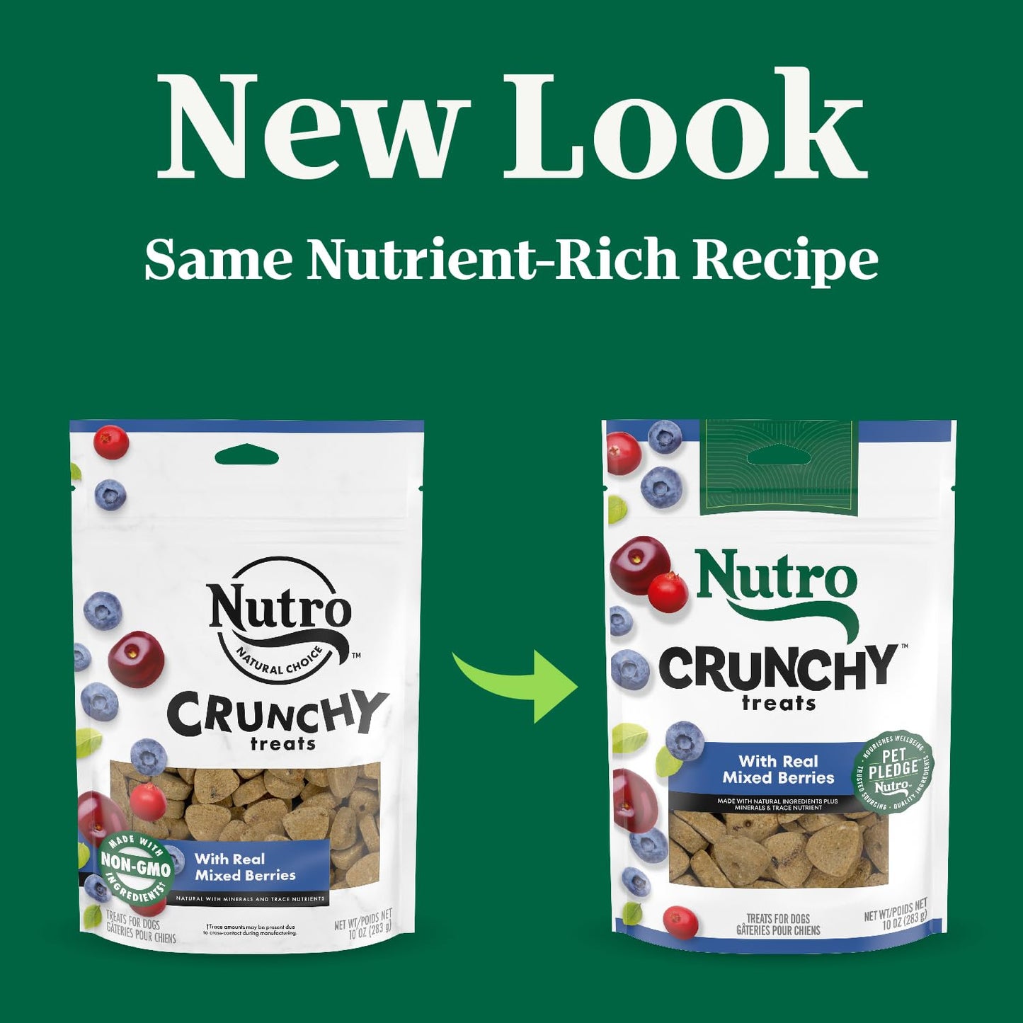 Nutro Crunchy Dog Treats with Real Mixed Berries, 10 oz. Bag