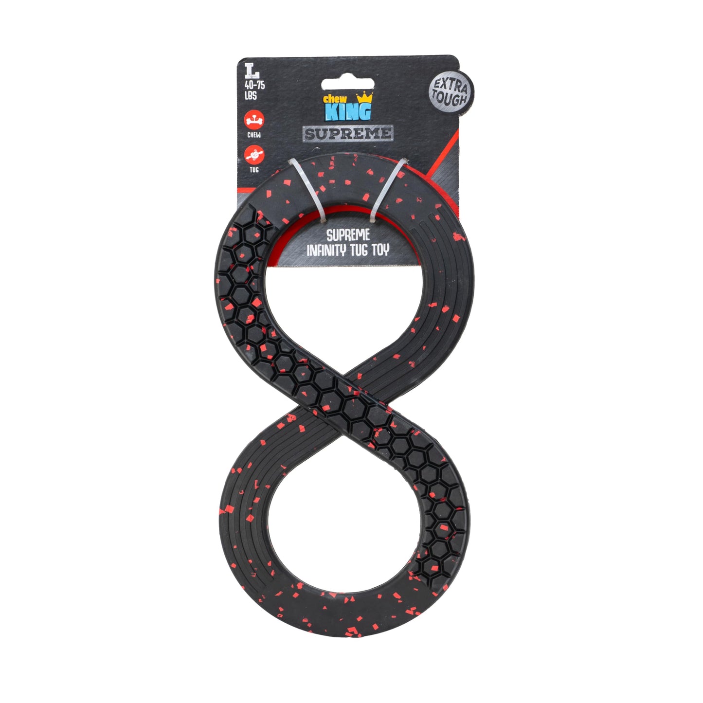 Chew King Supreme Dog Toy Collection, Medium Supreme Infinity Tug