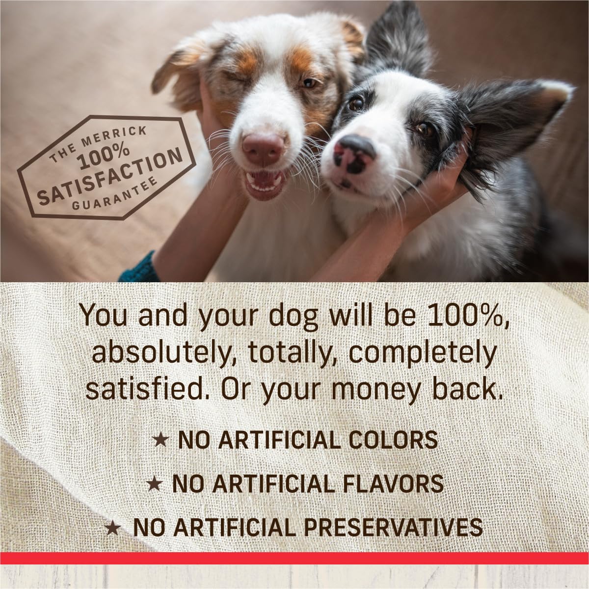 Merrick Healthy Grains Freeze Dried Raw Coated Kibble, Natural High Protein Dog Food, Beef and Brown Rice - 10.0 lb. Bag