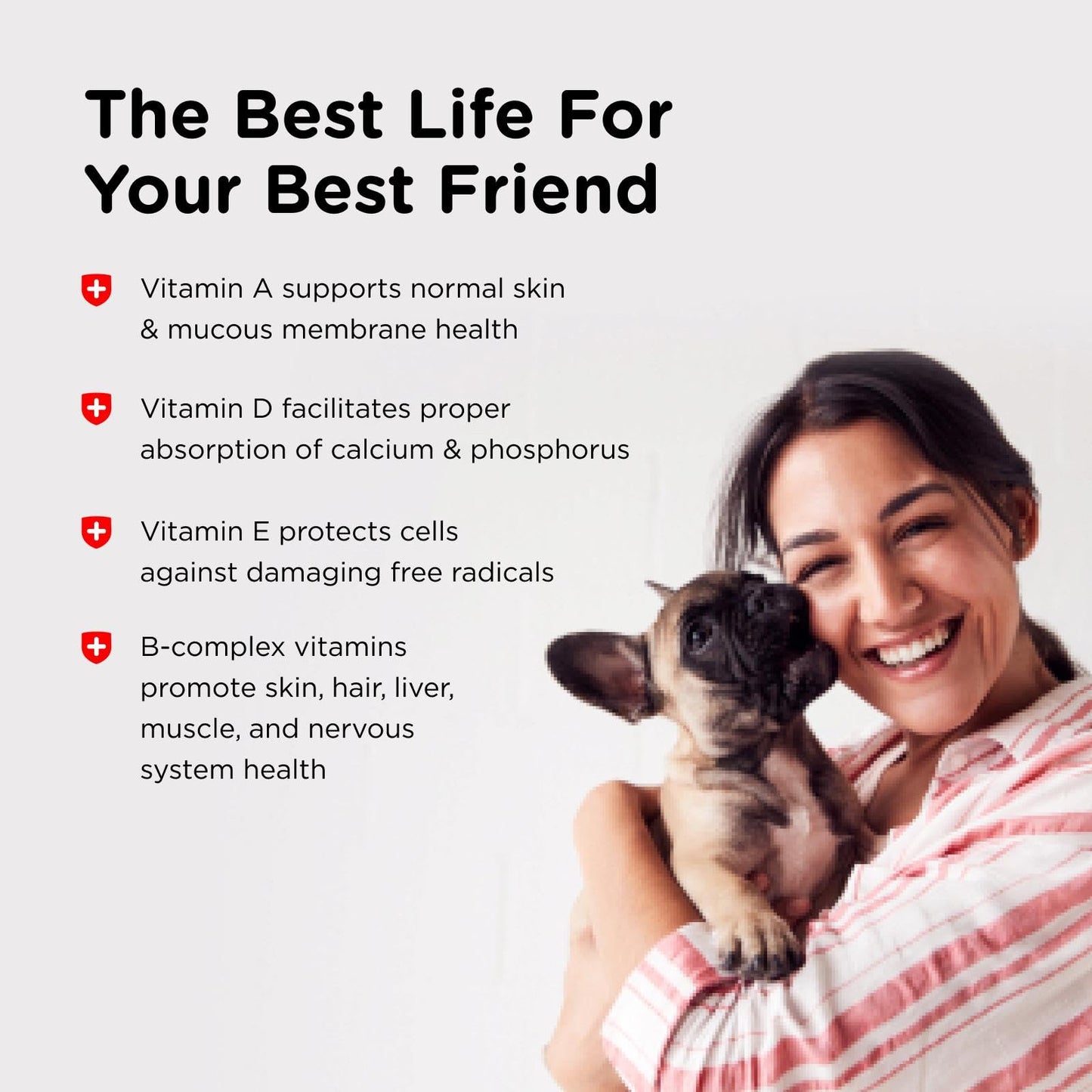 Nutri-Vet Puppy-Vite Chewables for Puppies, Formulated with Vitamins & Minerals to Support Balanced Diet, Great Source of Vitamin C, 60 Count