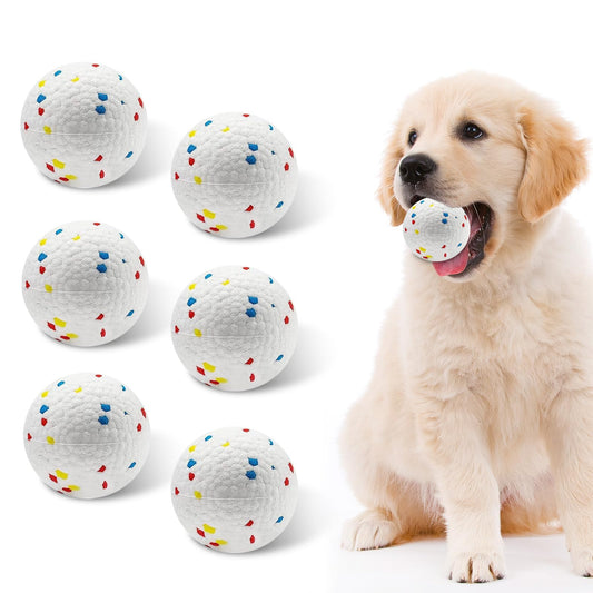 ETPU Dog Balls 6 Pack, 2.2 Inch Interactive Fetch Toys, Compatible with 2.2" Automatic Ball Launchers, Suitable for Small dog & Medium Puppies, Specially designed for dogs who enjoy gnawing and biting