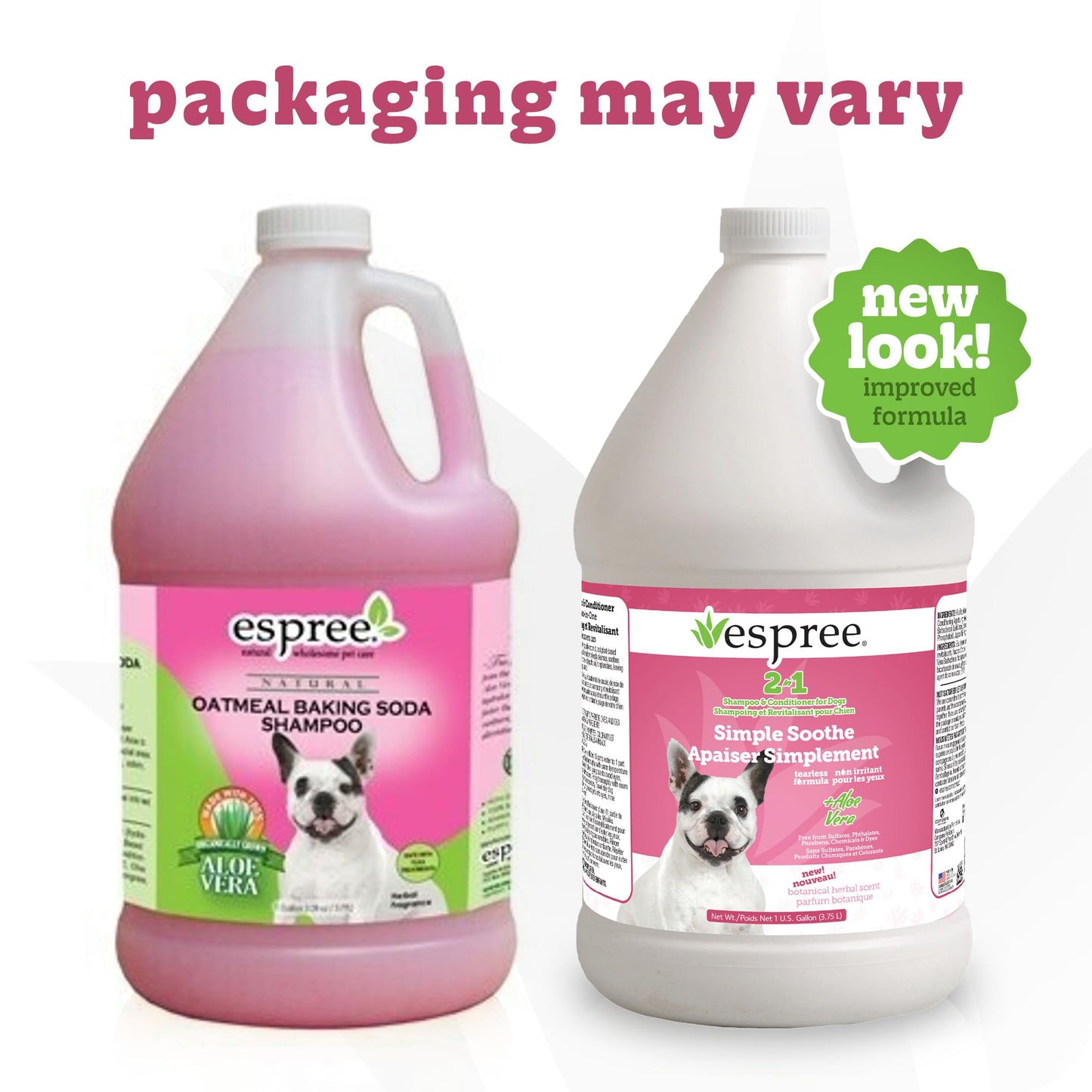 Espree Simple Soothe Shampoo & Conditioner with Baking Soda, Soothing Shampoo for Dogs, Jojoba Oil Formula, Nourishing Dog Conditioner, Puppy Essentials, Gallon