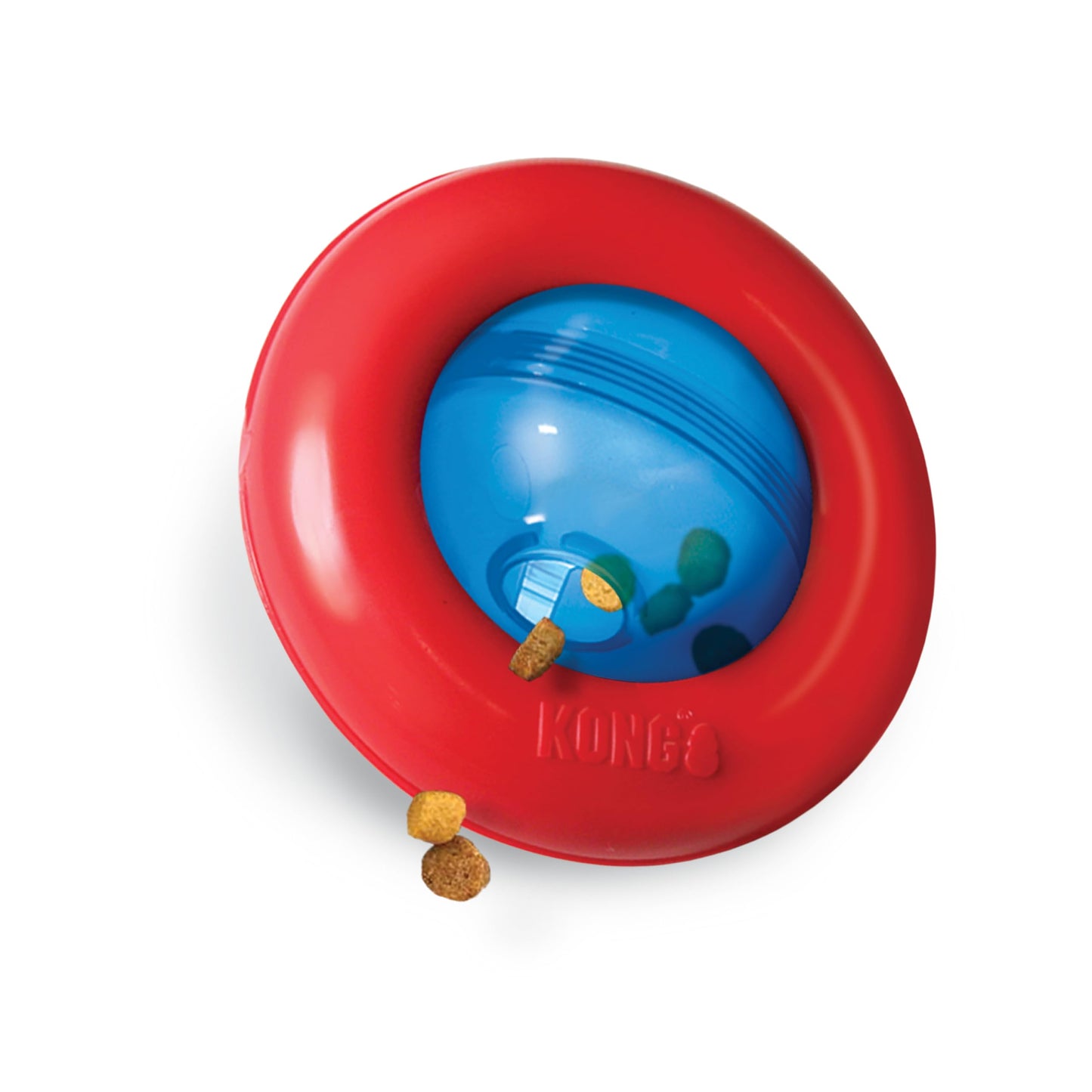 KONG Gyro - Interactive Dog Toy for Treat Dispensing - Dog Slow Feeder for Healthy Eating - for Small Dogs