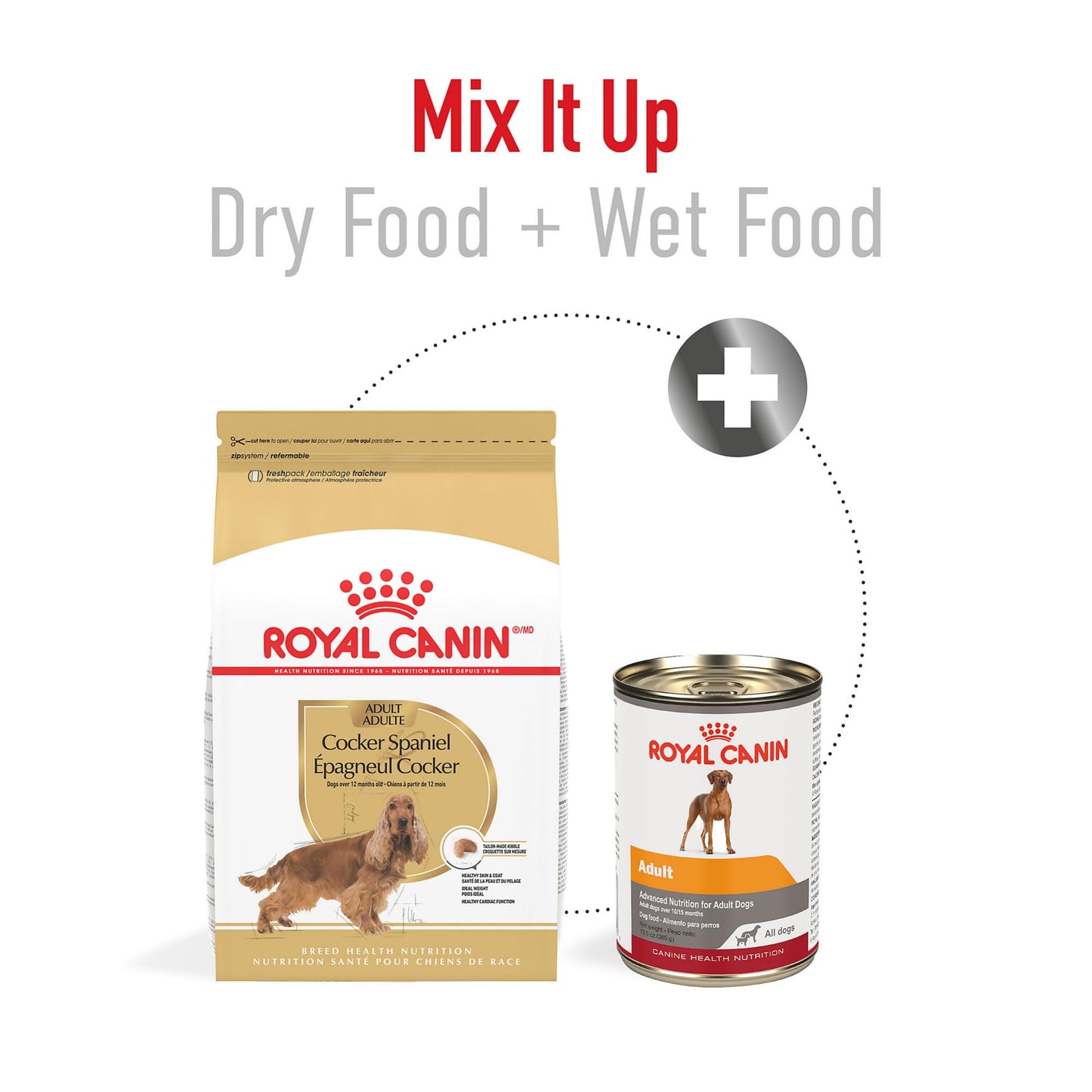 Royal Canin Cocker Spaniel Adult Dry Dog Food, 25 lb bag