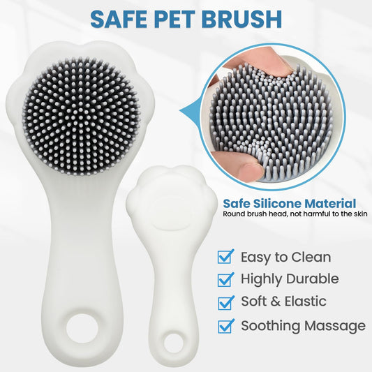Pjordo Pet Waterless Shampoo with Brush, Dry Shampoo for Dog & Cats, No Rinse Foam Formula for Quick Clean Between Bath, Detangling, Deep Cleansing, Reduce Itchy Skin Shedding & Odor Control