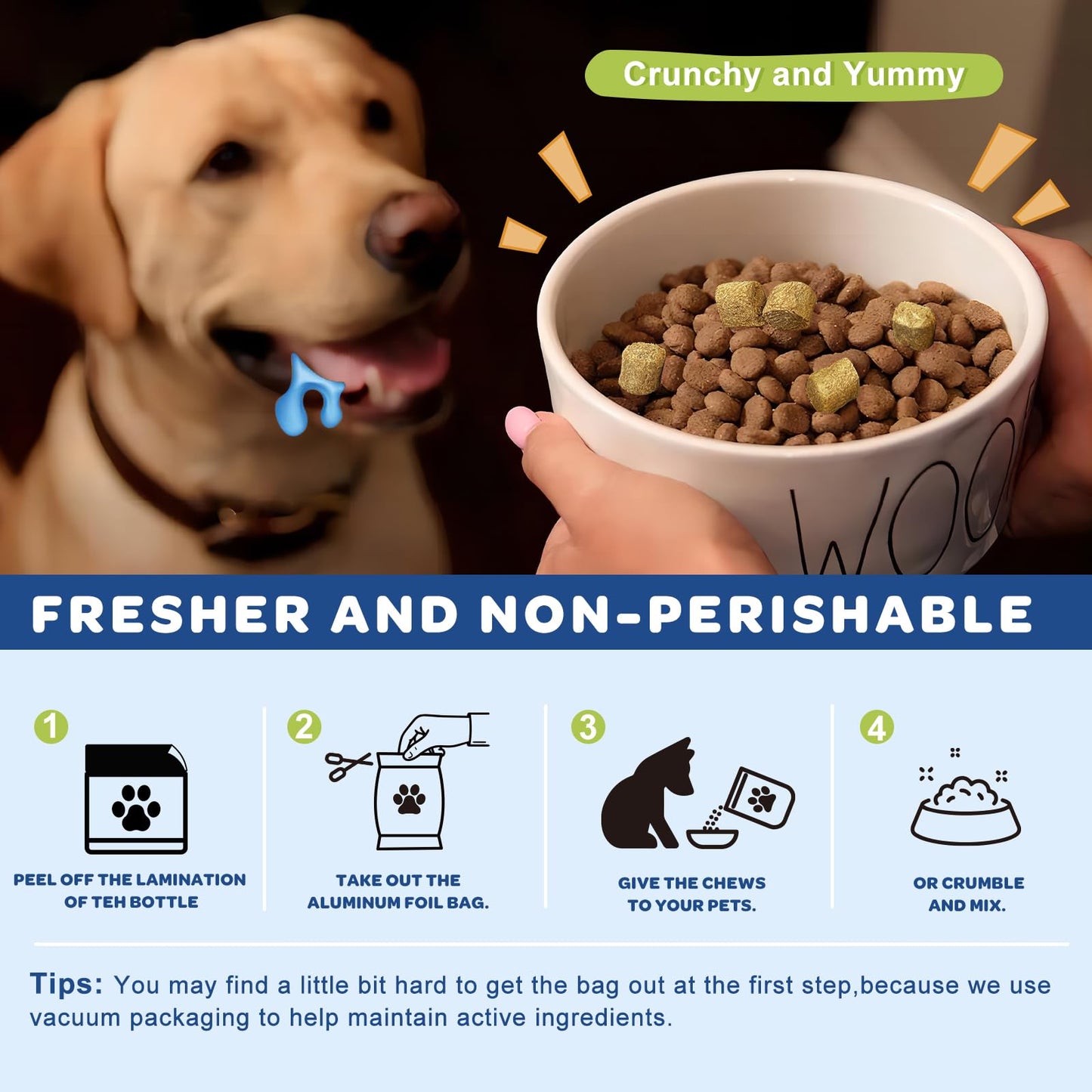 NATURE TARGET Glucosamine for Dogs - Omega 3 Fish Oil for Dogs