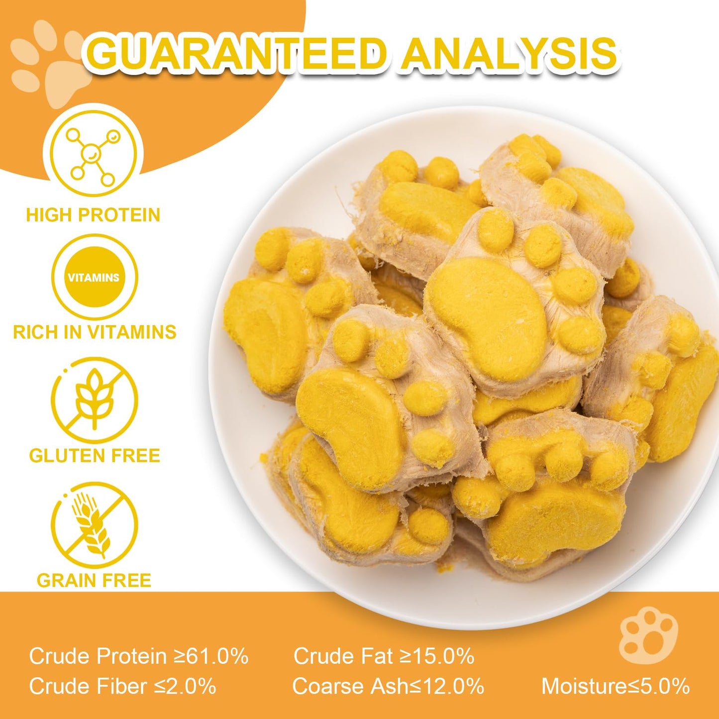 Native Pet Omega Skin and Coat Chews for Dogs (60 Air-Dried Chews) & Yak Chew (5 Small Chews) - All Natural Dental Sticks Made with Yak Cheese & Pure Omega 3 Fish Oil