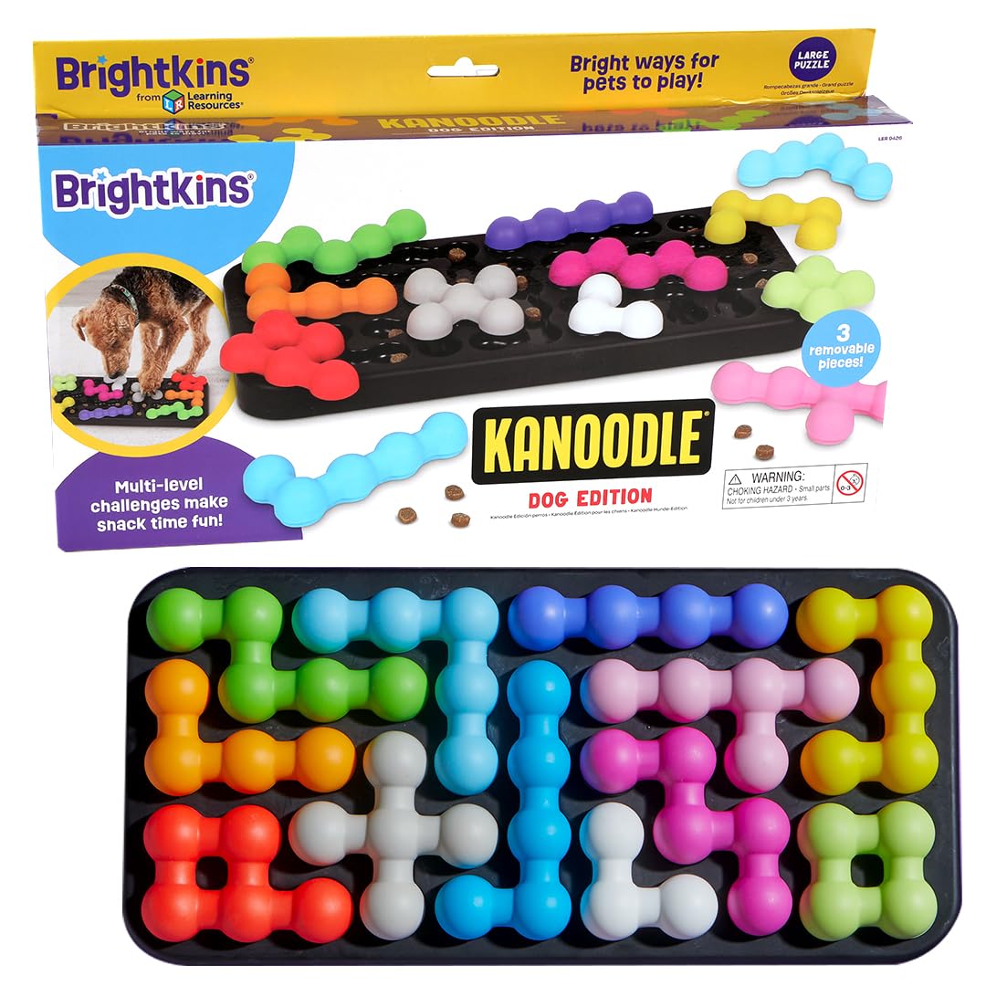 Brightkins Kanoodle Dog Edition Large, Interactive Dog Toys, Enrichment Toy for Dogs, Slow Feeder