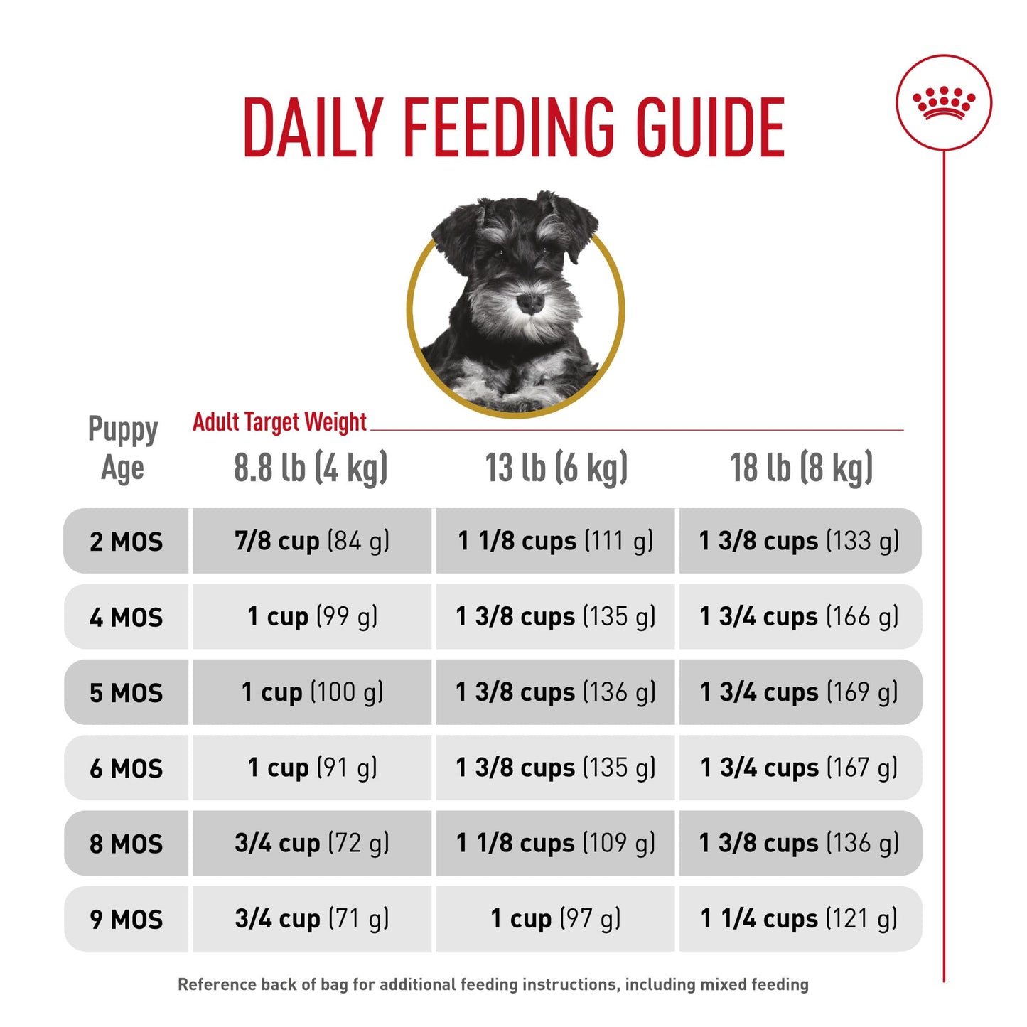 Royal Canin Breed Health Nutrition Miniature Schnauzer Puppy Dry Dog Food, 2.5 lb Bag