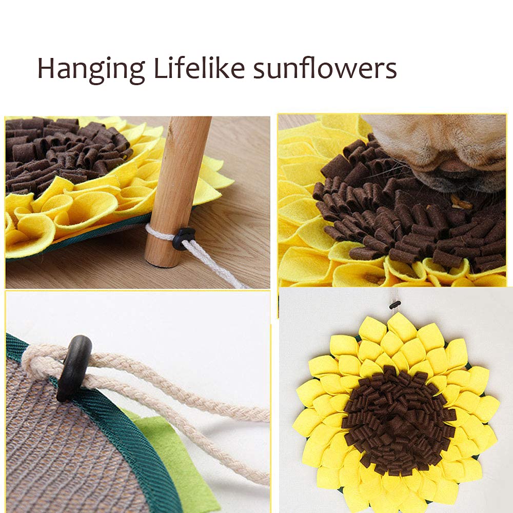 Snuffle Mat for Dogs Feeding Mat Flower Encourages Natural Foraging Skills Dog Toys Dog Treat