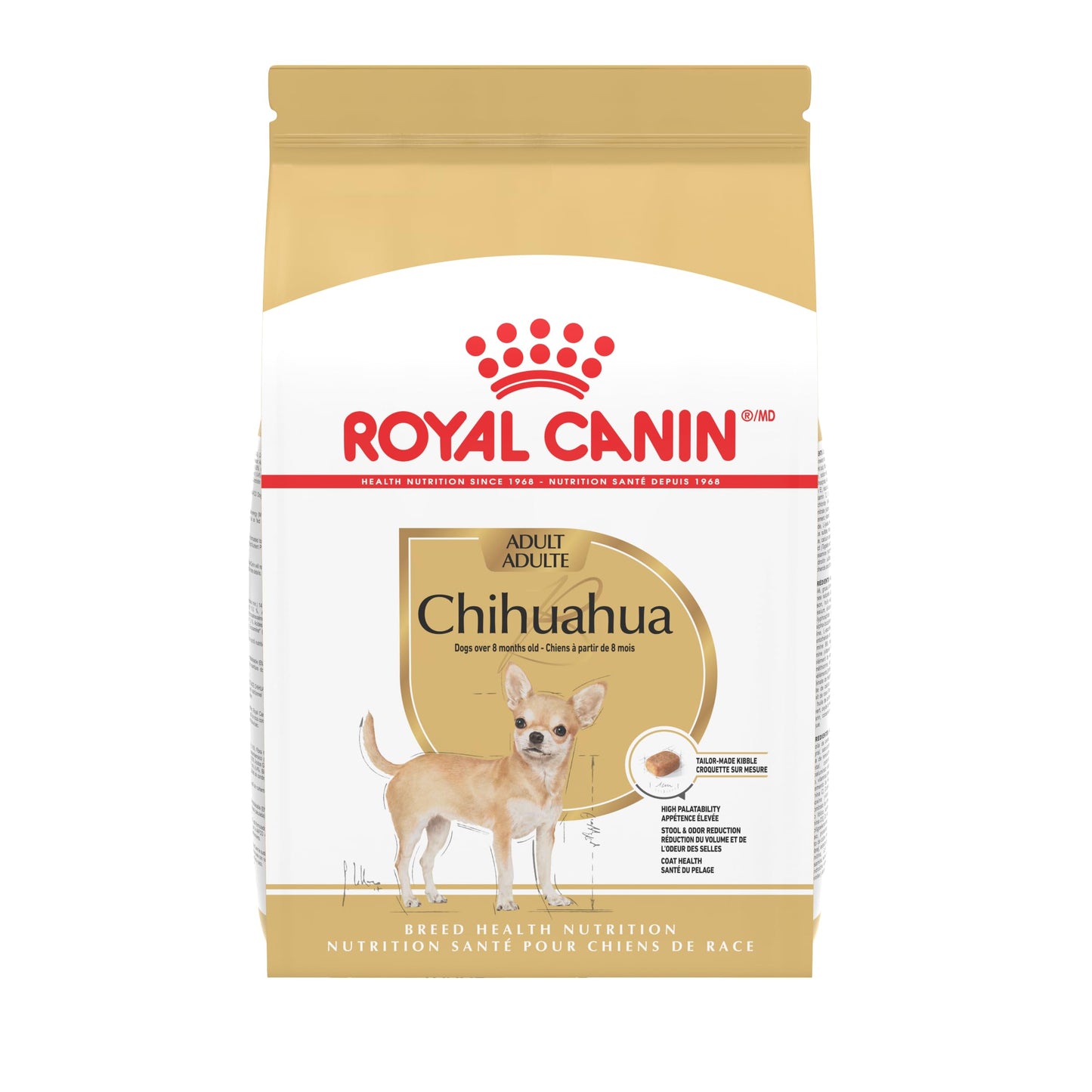 Royal Canin Chihuahua Adult Breed Specific Dry Dog Food, 2.5 lb. Bag