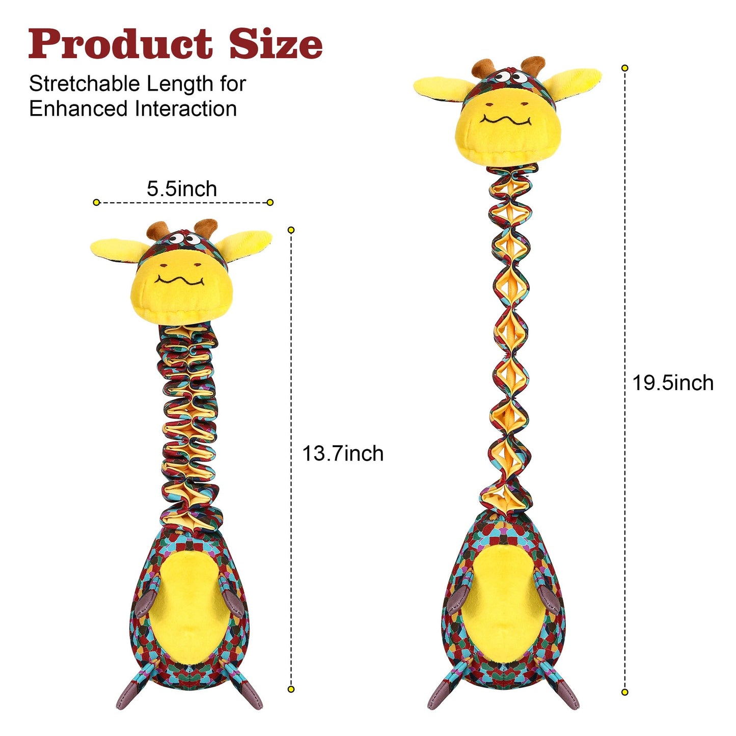 Tough Indestructible Dog Toys for Aggressive Chewers, Durable Dog Chew Toys for Large Breeds With Cotton Material & Crinkle Paper, Aggressive Chew Toys for Dogs