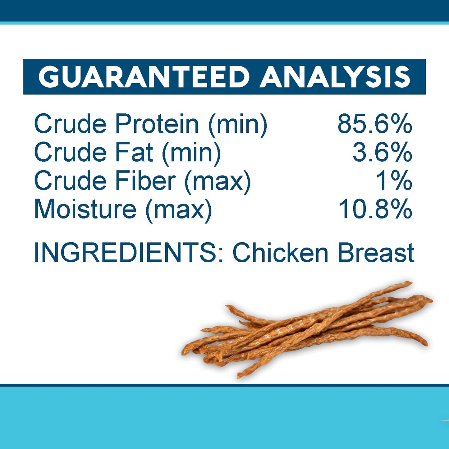 Texas Pet Company Chicken Jerky Sticks Crunchy Dog Treats Made in The USA Single Ingredient for Small to Large Dogs 75 Count 8oz