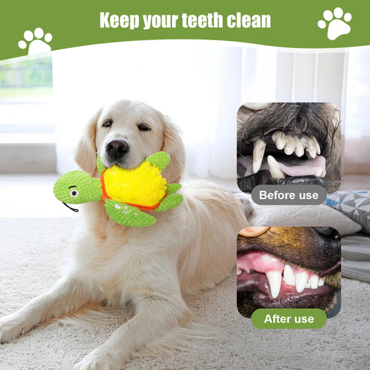 Mesenymm Dog Puzzle Toys, Large Squeaky Dogs Toy, Durable Plush Tug of War Toy Dispensing Smart Dog Toys for Boredom and Stimulating for Large Dogs/Plush Puppy Toys/Puppy Chew Toys for Teething