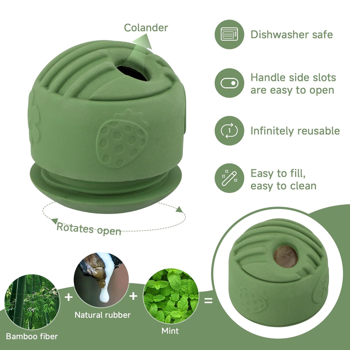 ATDOALL Interactive Dog Puzzle Toy, Treat Dispensing Dog Enrichment Toys, Large Chew Toy - Puppy Boredom Relief, Dogs Treat Balls, Sturdy Frozen Treat Toy for Medium and Large Dogs