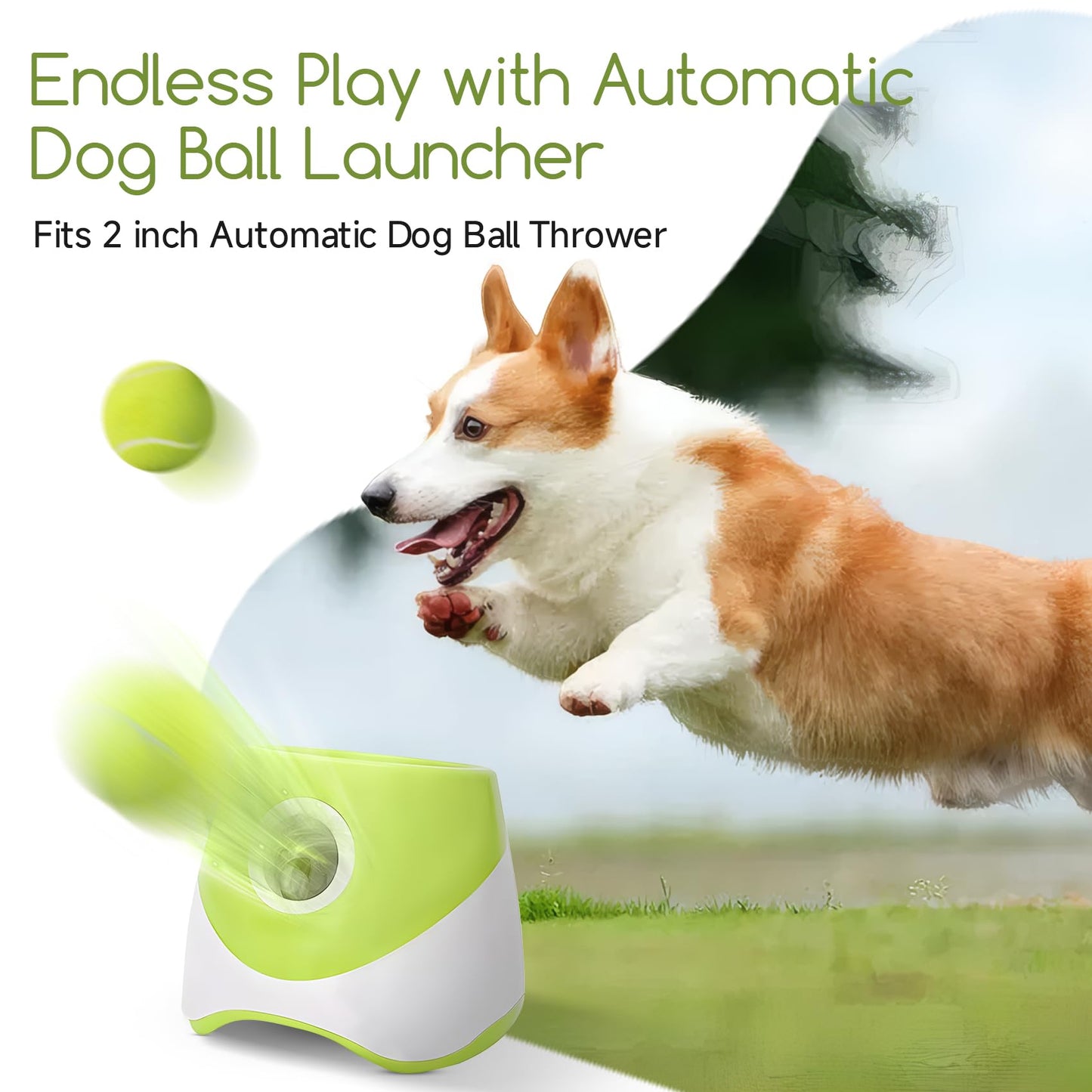 susu & wuwu 12 Pack Mini Tennis Balls for Small Dogs, 2 Inch Small Tennis Balls for Dog Interactive Playing Fetching Training, Puppy Toys to Keep Them Busy
