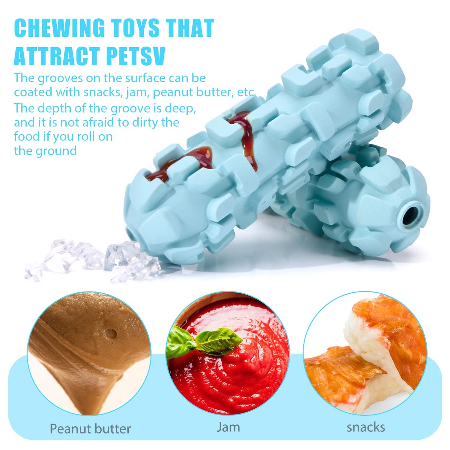 Hswaye Tough Dog Toothbrush Stick - Indestructible Toys for Aggressive Chewers, Medium to Large Dogs. Upgraded Teething Chew Toys