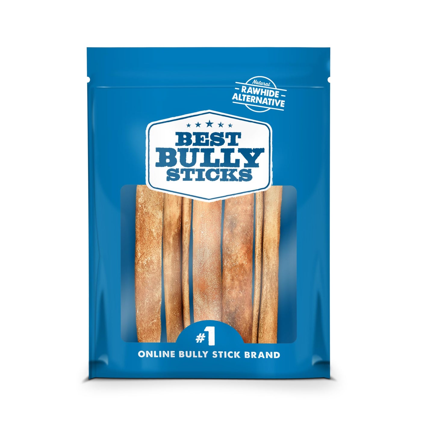 Best Bully Sticks 6 Inch Natural Collagen Sticks for Dogs - 5 Count (Pack of 1) - Long-Lasting, Rawhide Free, Beef Treat