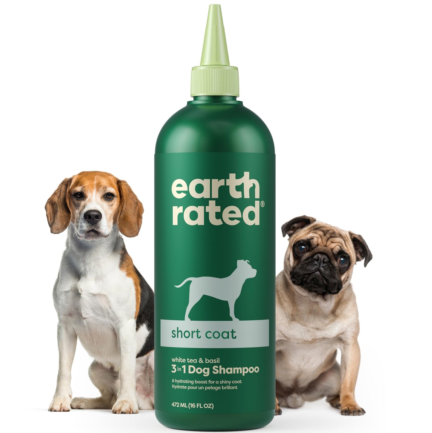 Earth Rated Scrub & Play Bundle - Includes 1 Short Coat Dog Shampoo & 1 Large Enrichment Toy