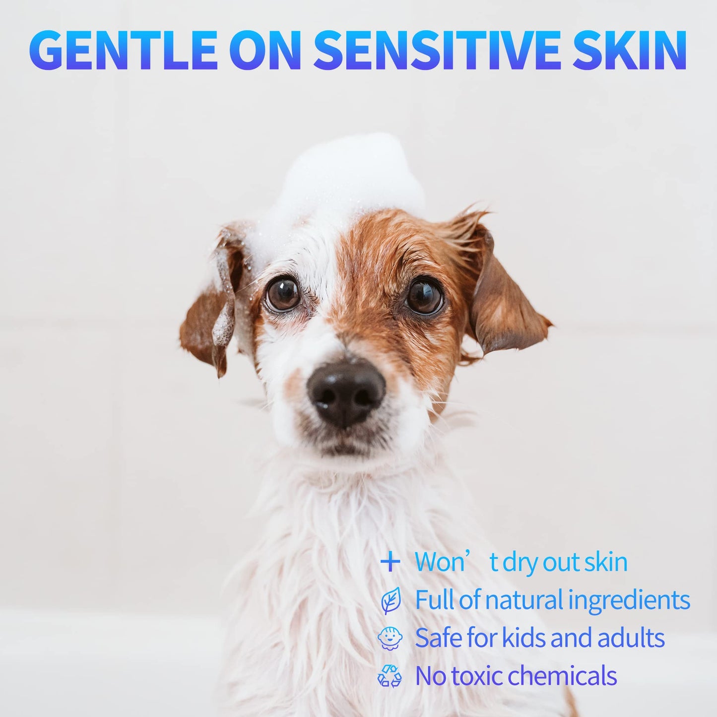 Natouch Antifungal Soap for Dog, Dog Shampoo for Allergies and Itching, Natural Soap Bar with Tea Tree Oil, and Lavender Oil, Helps with Infections & Fungus Irritation Itching