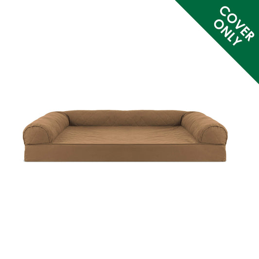 Dogbed4less XL Orthopedic Memory Foam Dog Bed with Machine Washable Cover, Waterproof Lining for Medium to Large Pet, 47X29X4 Pad Fit 48X30 Crate