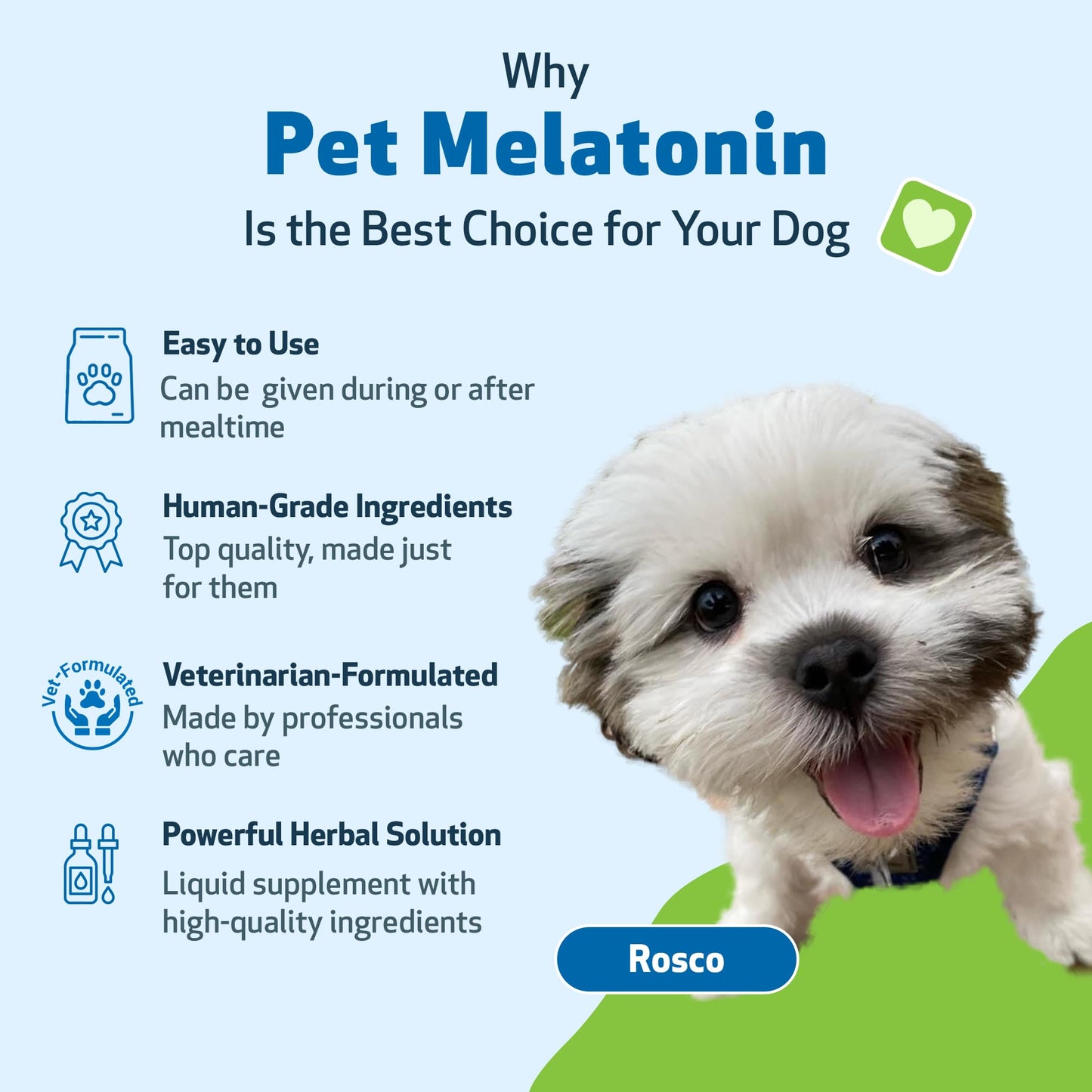 Pet Wellbeing Pet Melatonin for Dogs - Supports Adrenal Health, Cortisol Balance, Helps Maintain Normal Sleep Patterns - Veterinarian-Formulated Liquid Supplement 2 fl oz (59 ml)