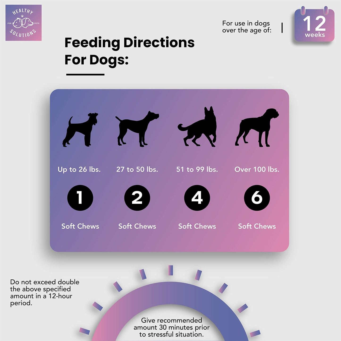 Calming Chews for Dogs - Dog Calming Treats for Anxiety & Stress Relief with Melatonin and Ginger - Aid with Storms, Grooming, Fireworks, Separation, Travel, Motion Sickness, & Sleep - 60 Soft Chews