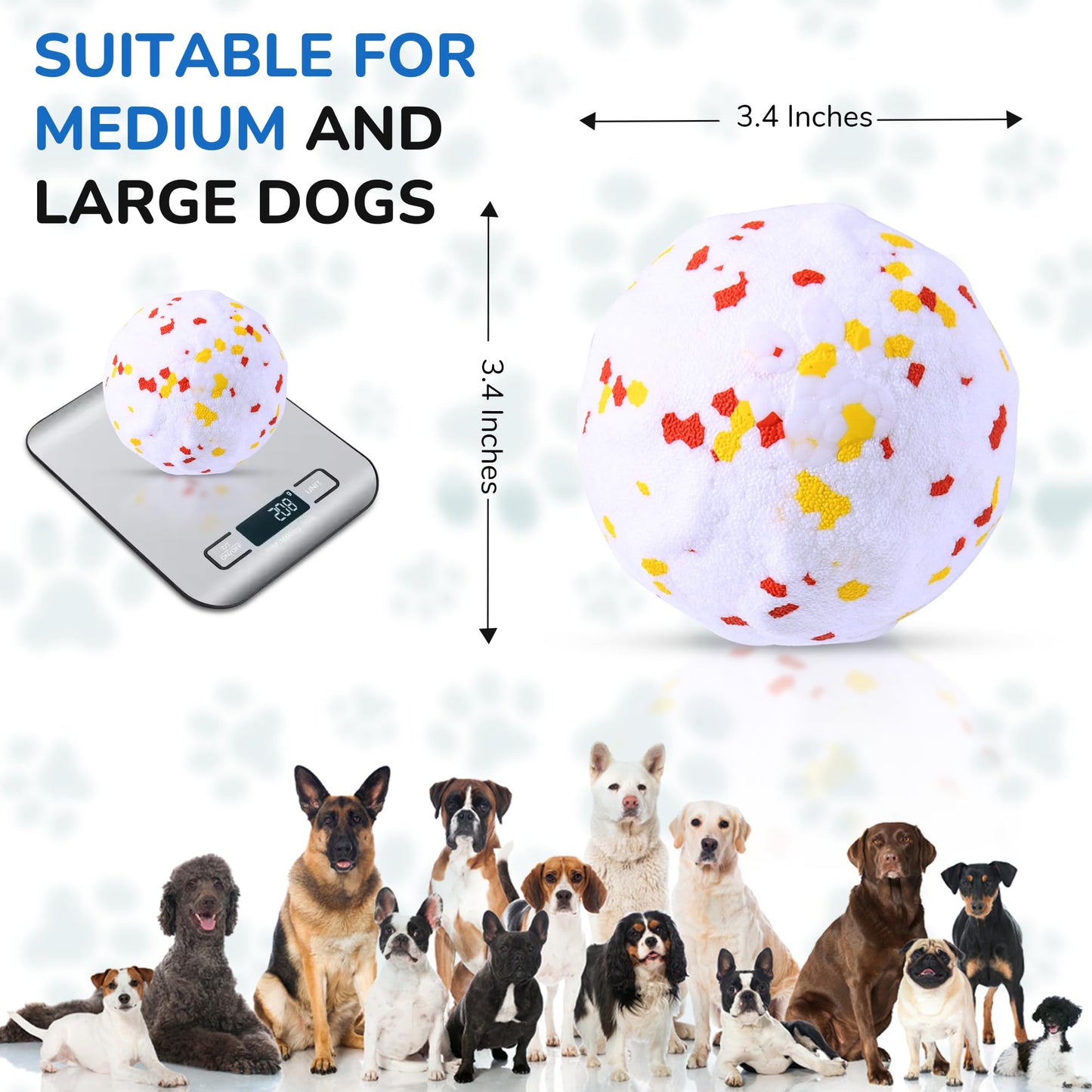 TBTeek Dog Puzzle Toys for Large Medium Small Dogs, 3-in-1 Interactive Dog Toys, Nail Grinder, IQ Puzzle & Slow Feeder - Interactive Treat Dispenser for Mental and Stimulation Boredom Relief(Blue)