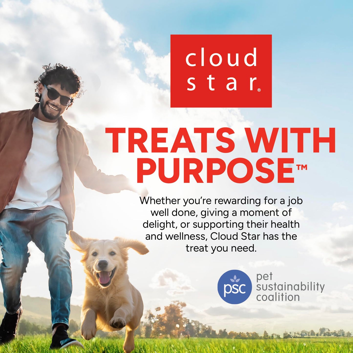 Cloud Star Dynamo Dog Soft Chews Hip & Joint Grain Free Dog Treats, Bacon & Cheese, 14 oz. Pouch