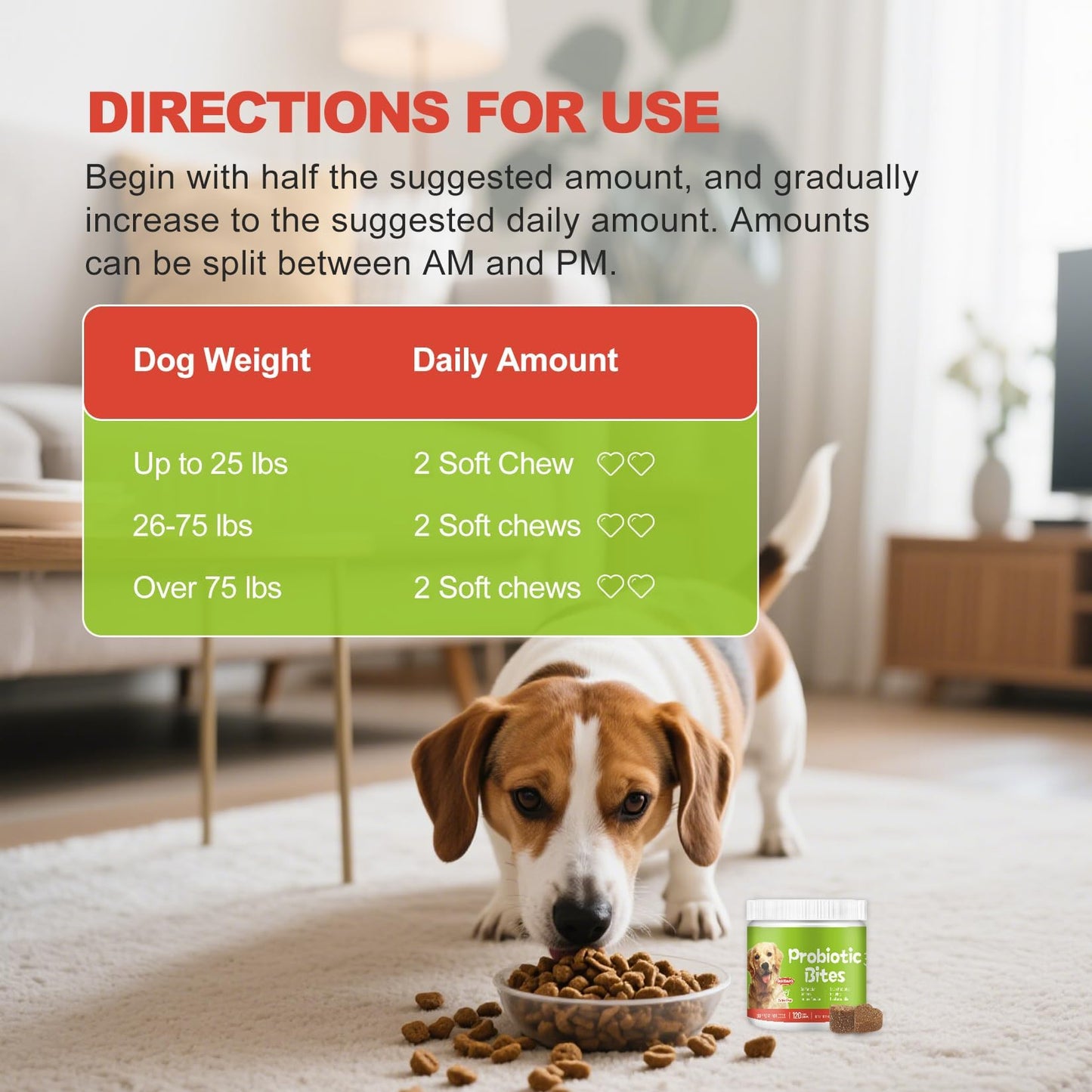 Bryozoa Probiotics for Dogs - Dog Probiotic Chews for Digestive Health, Gut Support, & Immune Boost - Dog Probiotics with Digestive Enzymes & Prebiotics - 120 Probiotic Chews for Dogs