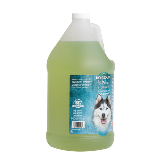 Bio-Groom Herbal Groom Dog Shampoo - Tearless Puppy Shampoo, All-Natural, Dog Bathing Supplies, Cruelty-Free, Cat & Dog Grooming Supplies, Made in USA, Tear-Free Dog Products-1 Gallon