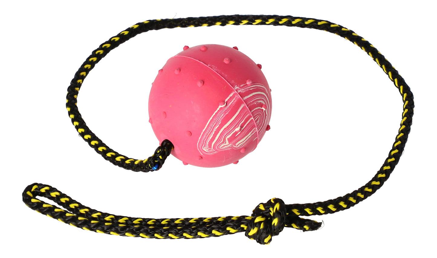PAWFECT TOYS Rope and Ball Dog Toy - Interactive Tug of War - Durable for Small Medium Large Breeds - Tough Dog Toys to Keep Them Busy - Indestructible Dog Toy Aggressive Chewers - Dog Toys Boredom