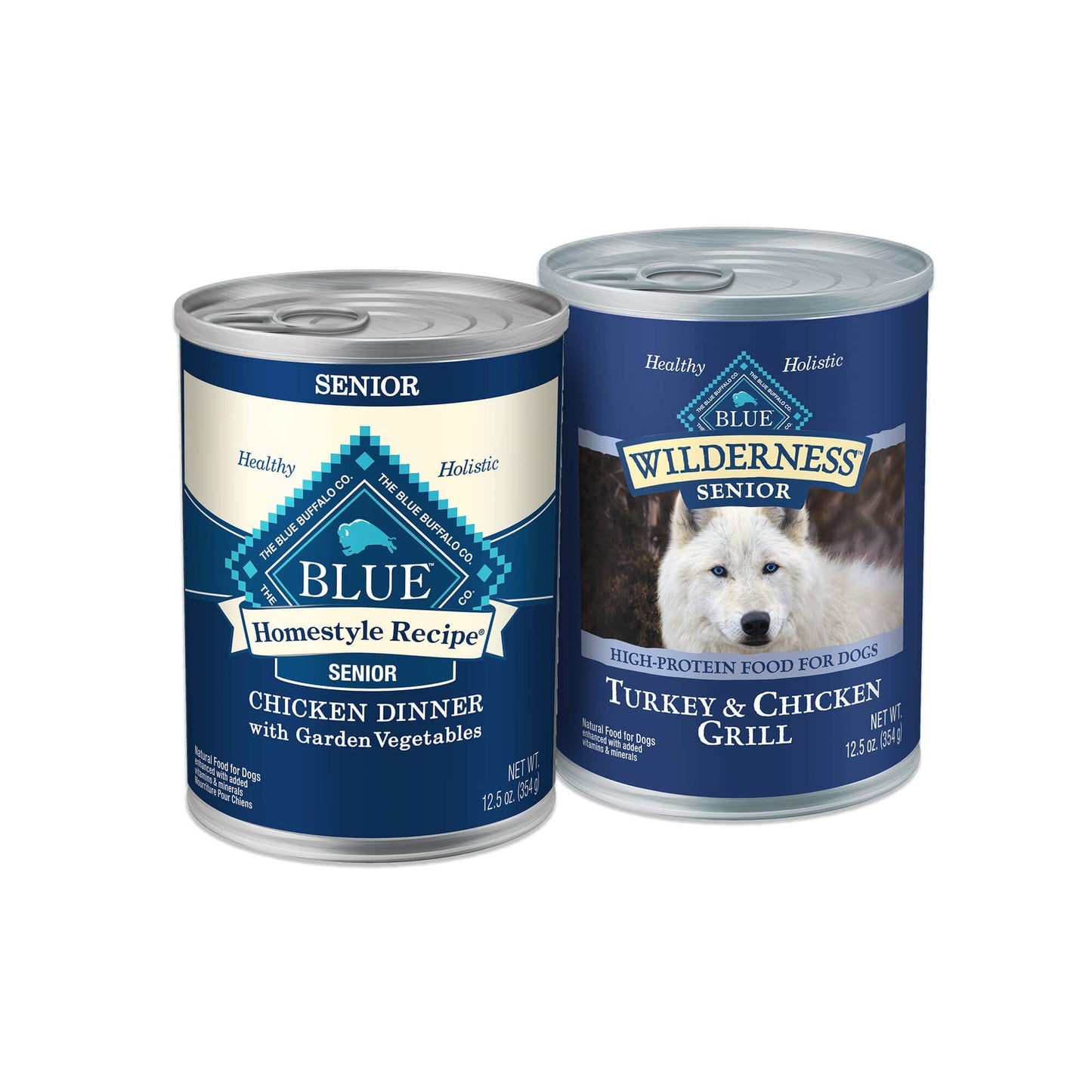 Blue Buffalo Natural Senior Wet Dog Food Bundle