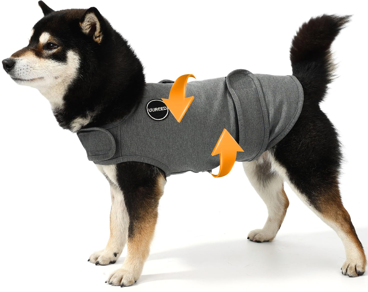 UUREED Dog Anxiety Vest Comfort Relief Coat, Dog Anxiety Calming Vest Wrap for Thunderstorm, Travel, Fireworks, Vet Visits, Separation Anxiety Relief for Dogs