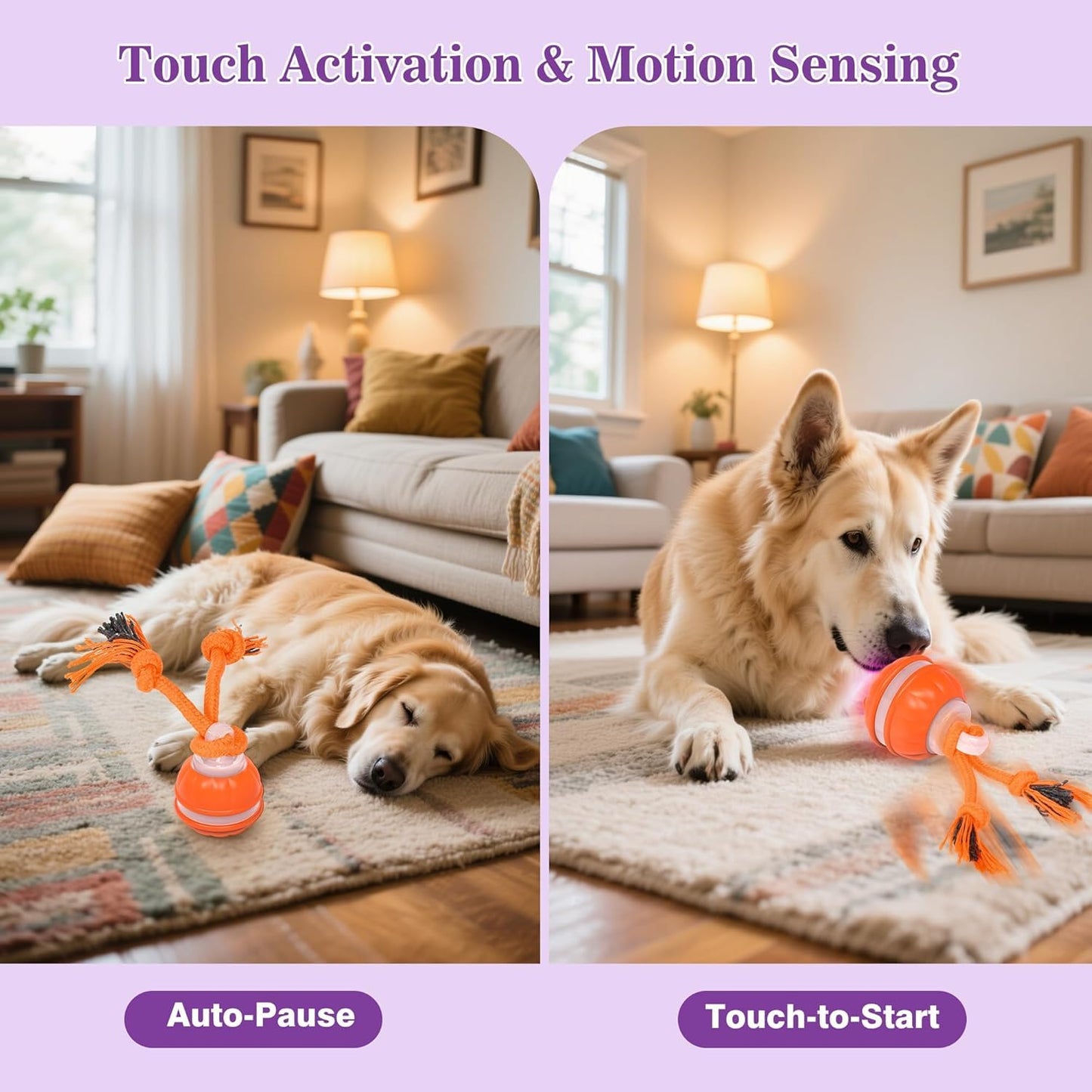 Ruovselz Dog Treat Dispenser Toy - Adjustable Interactive Puzzle Toy for Dogs and Cats | Slow Feeder & Leaking Ball for Puppy Training, Cognitive Enrichment, & Play-Based Feeding