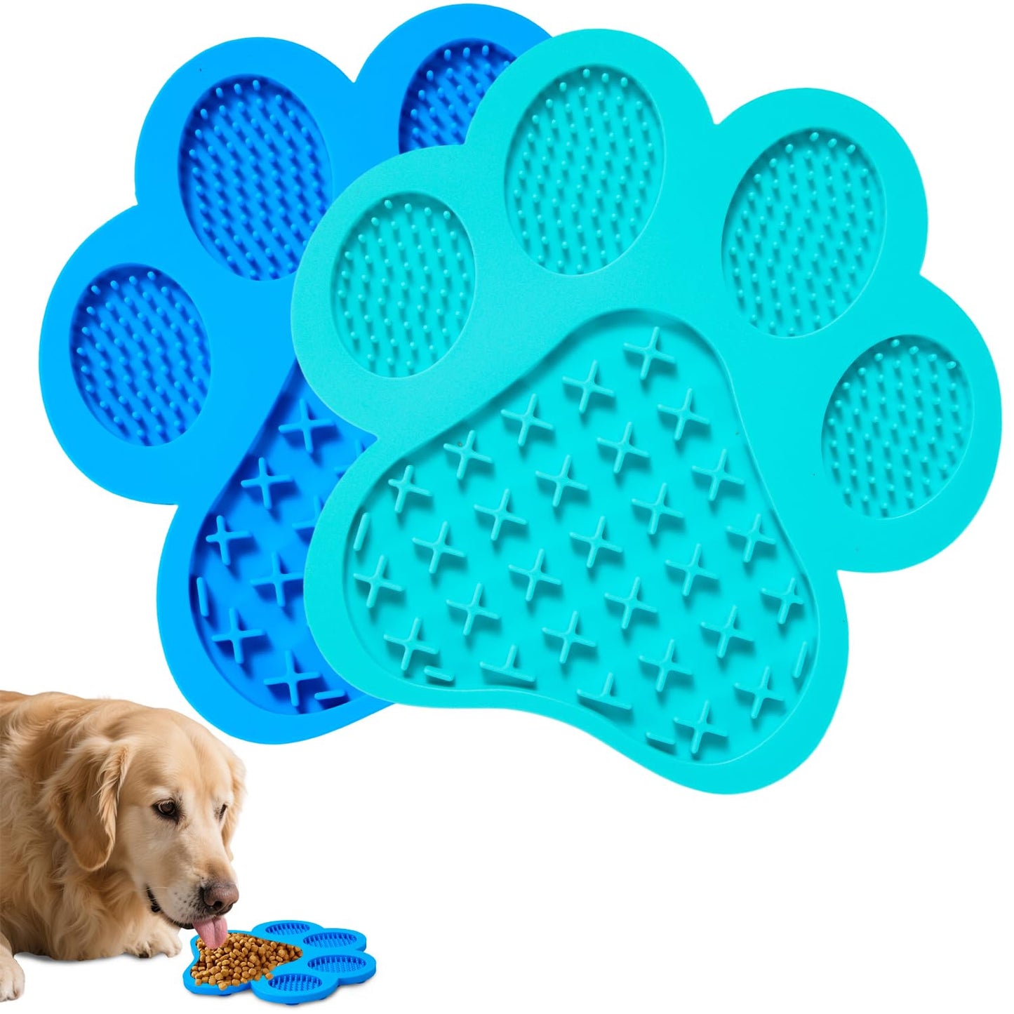 Lick Pad for Dogs Non-Slip Strong Suction Cup Fixed Soothing Toys Pet Grooming Bath Soothing Toys Anti-Anxiety Distraction Reusable Reusable Treats Can be Applied Pet Stress Relief Toys Easy to Clean