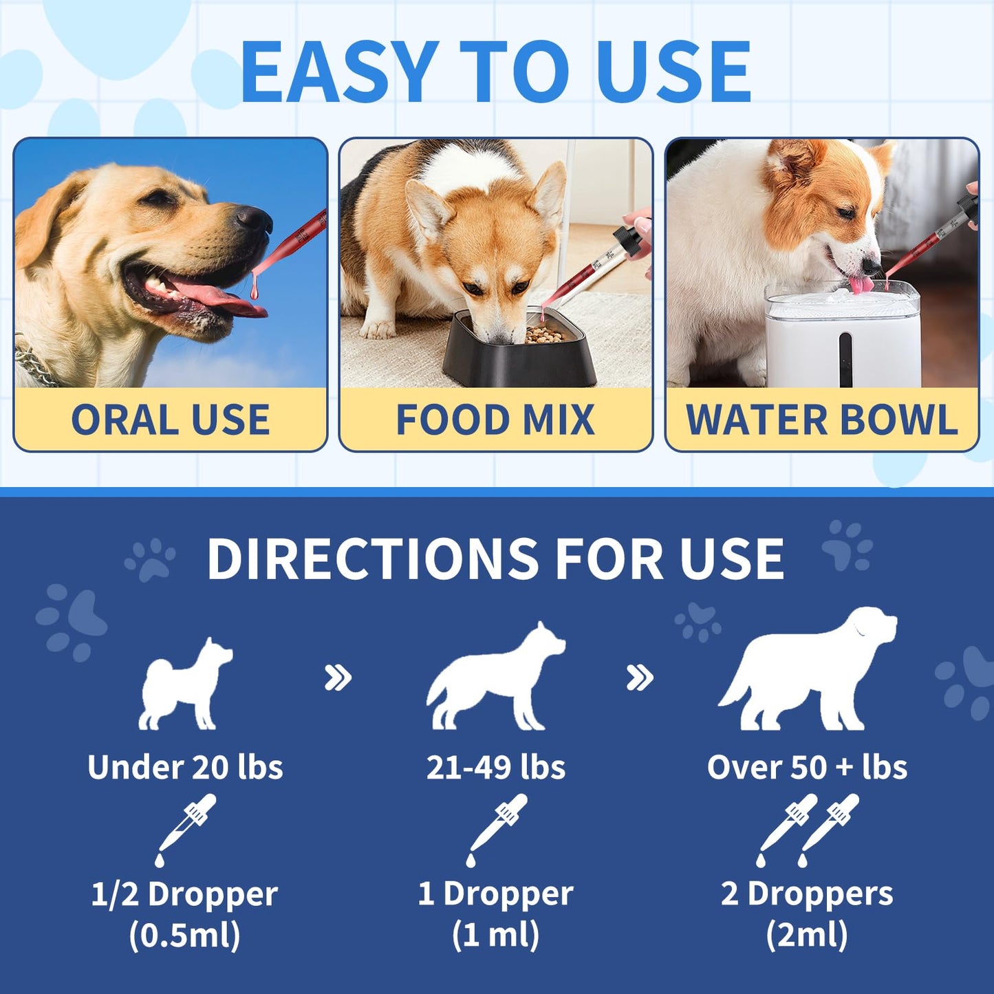 CFILIHTC Calming Drops for Dogs & Cats