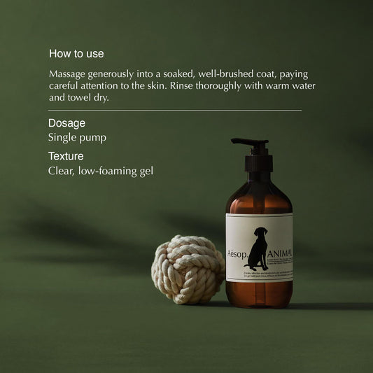 Aesop Pet Shampoo | Gentle Dog Shampoo and Coat Wash with Deodorizing Properties | Citrus, Fresh Scent | 16.9 fl oz