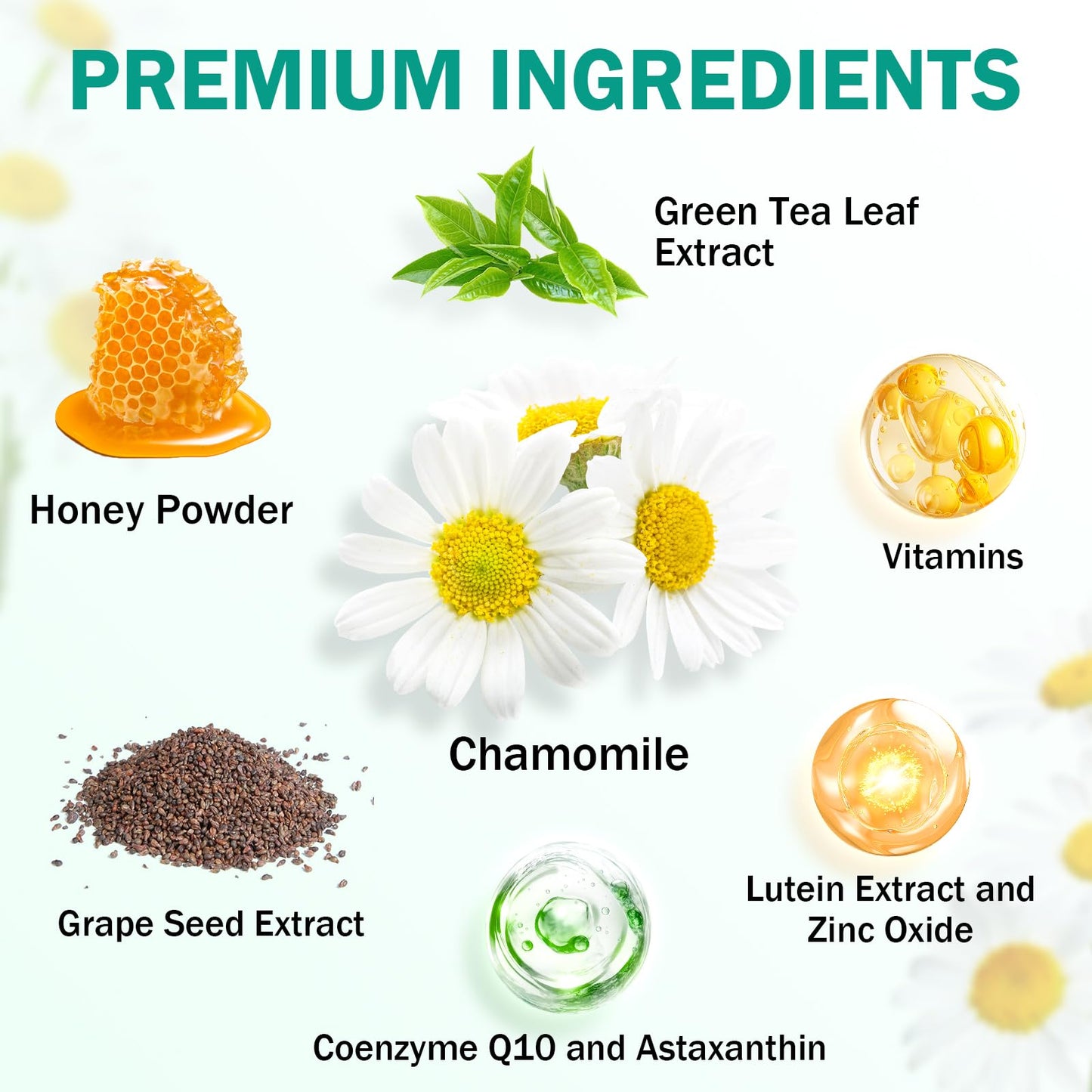 Cherry Eye Treatment for Dogs, Dog Eye Supplements for Recovery After Surgery, Reduces Redness and Swelling, Enhances Immunity, Improve Eye Health with Chamomile, Honey Powder, Grape Seed Extract