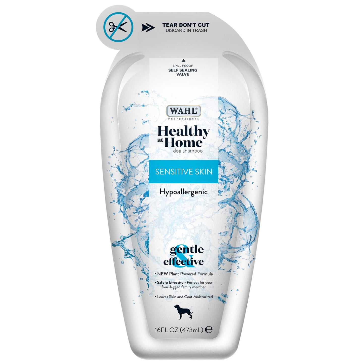 Wahl Professional Animal Healthy at Home Dog Shampoo - Plant Powered Grooming Shampoo - Sensitive Skin