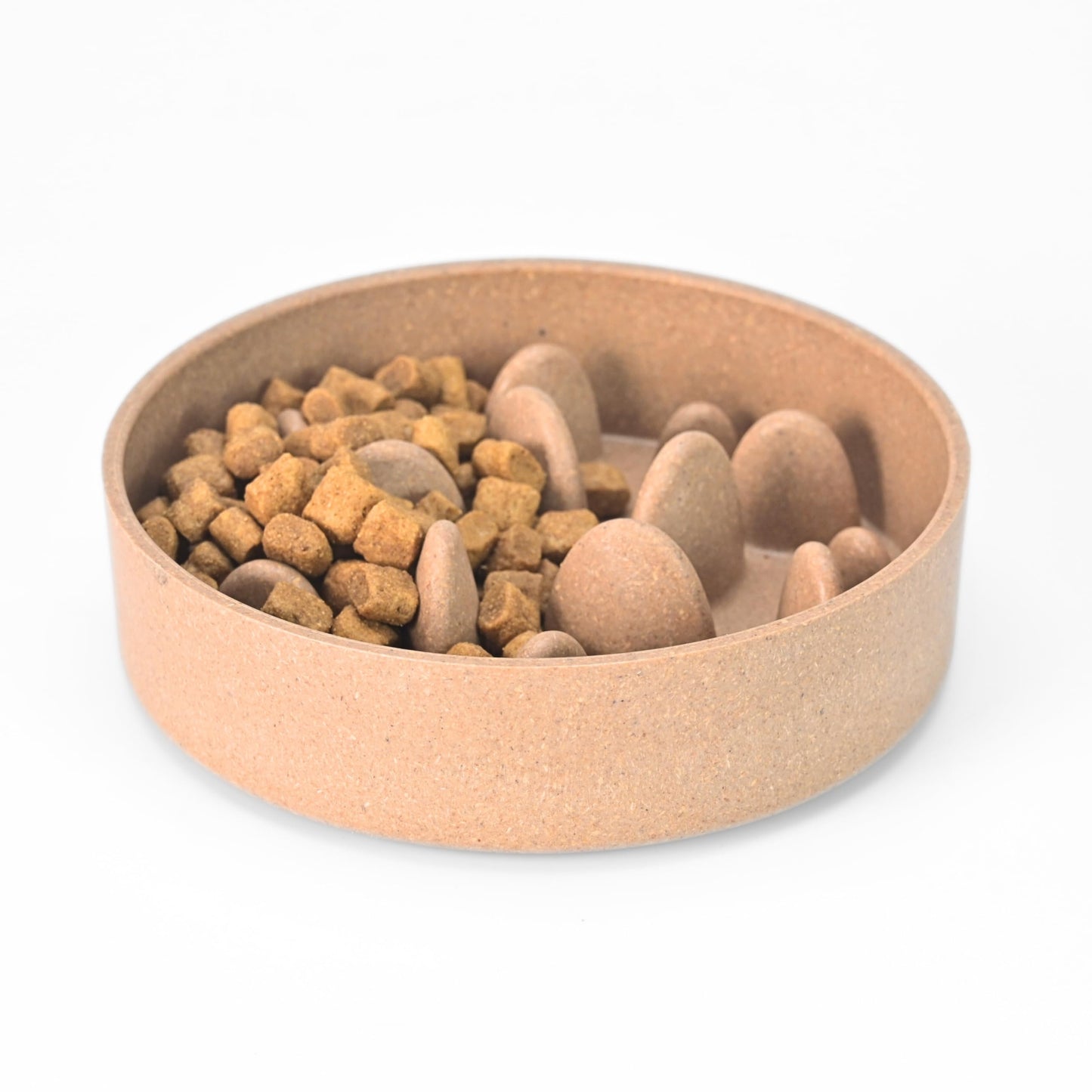 Eha Earth-Friendly Slow Feeder for Dogs | Dog Bowl Medium | 800 ml | Pet Bowl Made with Rice Husk and Bamboo Fibers | Dog Food Bowl | 1 Unit | Tortilla